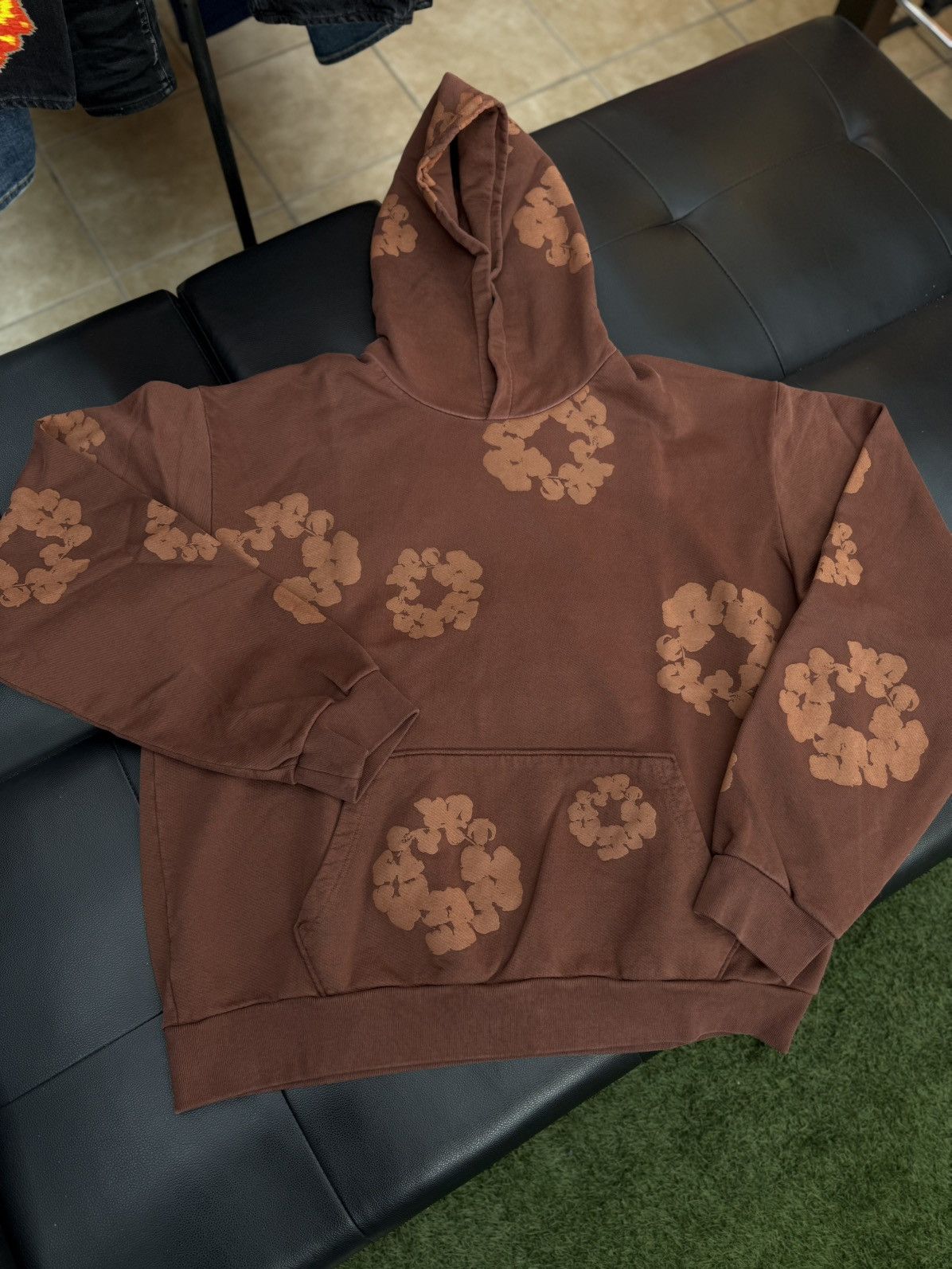 DENIM TEARS Denim Tears Brown 2025 Cotton Wreath Hoodie XXL Size US XXL / EU 58 / 5 - 1 Thumbnail