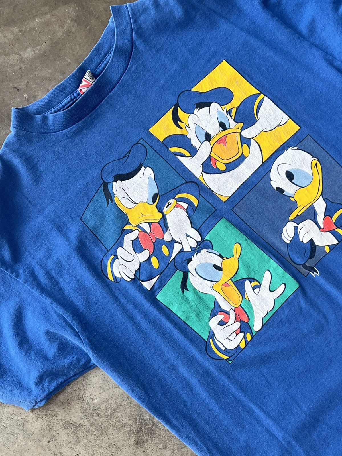 Disney Vintage Disney Donald Duck Emotions Single Stitch Tee Large Size US L / EU 52-54 / 3 - 1 Thumbnail