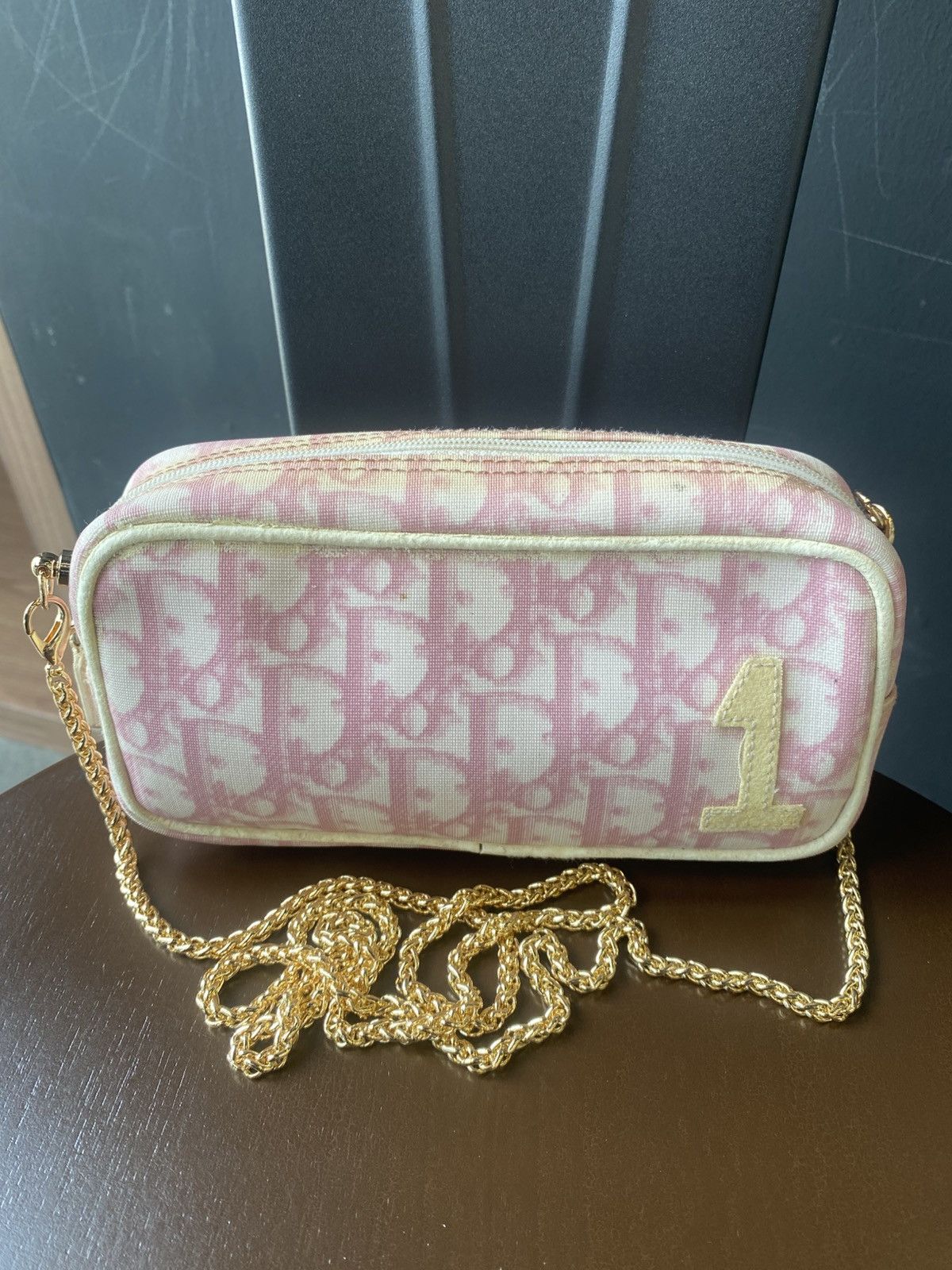 Christian Dior Monsieur × Dior Authentic Christian Dior Oblique Toiletries Custom Chain Size ONE SIZE - 1 Thumbnail