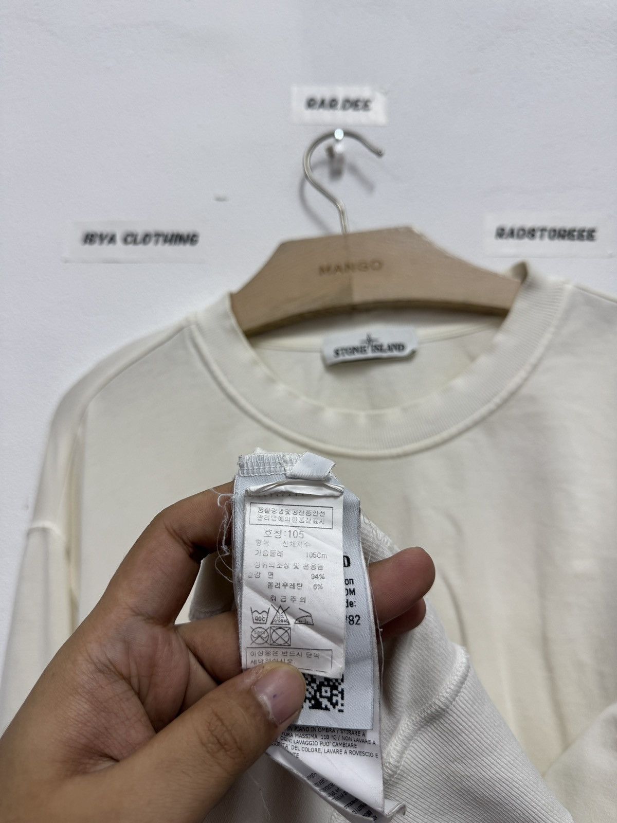 Stone Island Stone Island Airism Sweatshirt (Missing Patches) Size US XL / EU 56 / 4 - 4 Thumbnail
