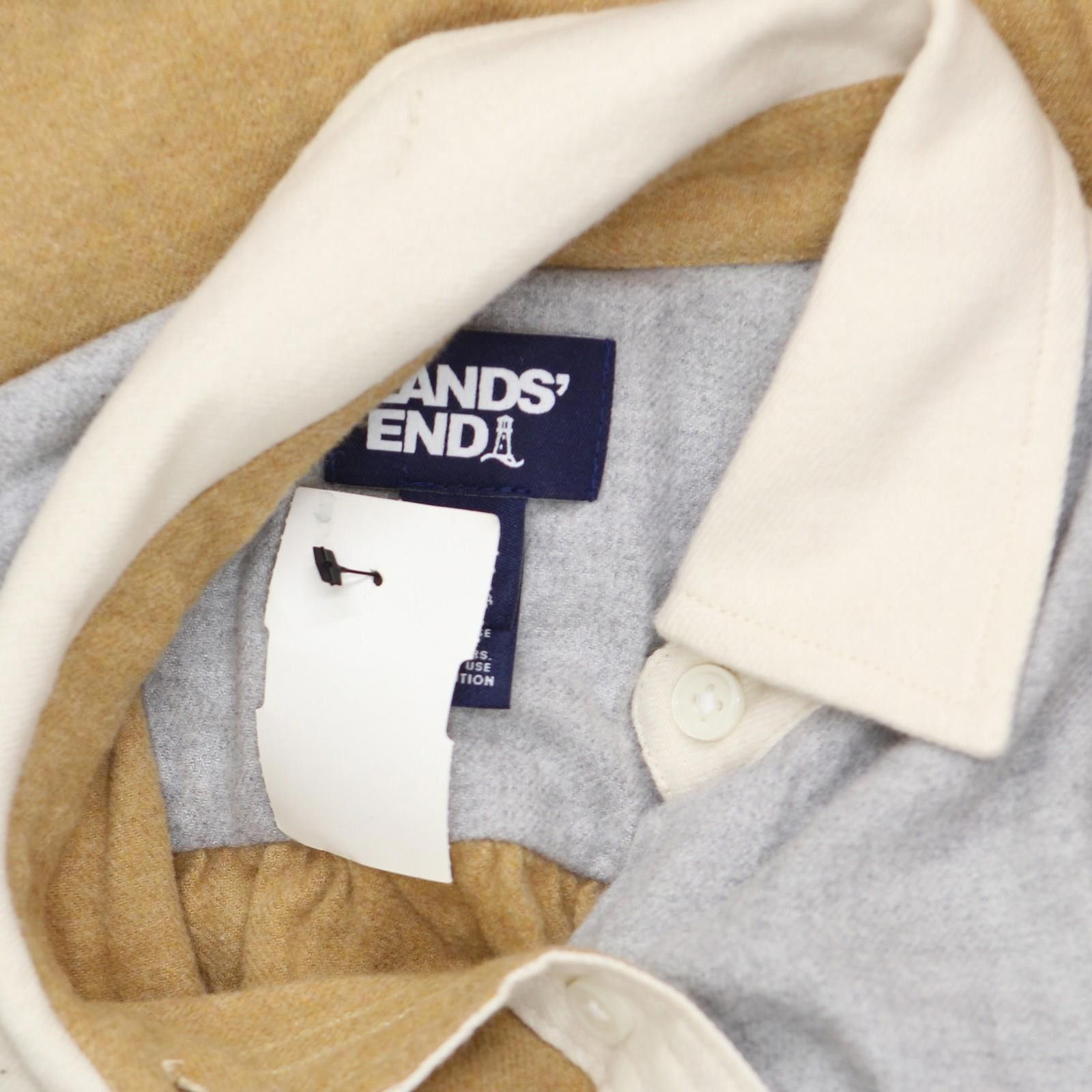 Lands' End Nwt Lands' End Long Flannel Button Up Shirt Brown Multi Xs Size XS / US 0-2 / IT 36-38 - 3 Thumbnail