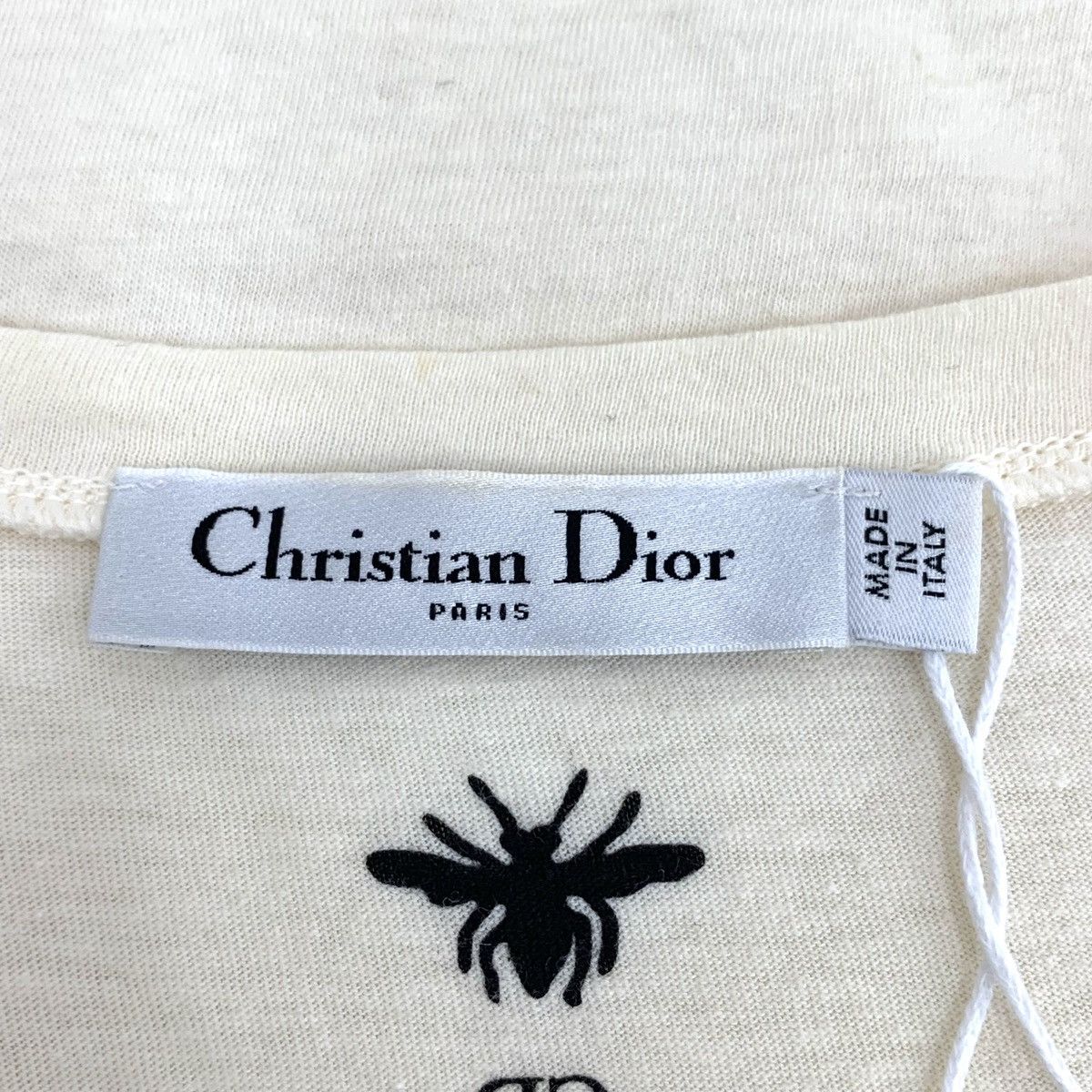 Dior Dior Beige Logo Letter Printed Short Sleeve T-Shirt K26WX Size S / US 4 / IT 40 - 5 Thumbnail