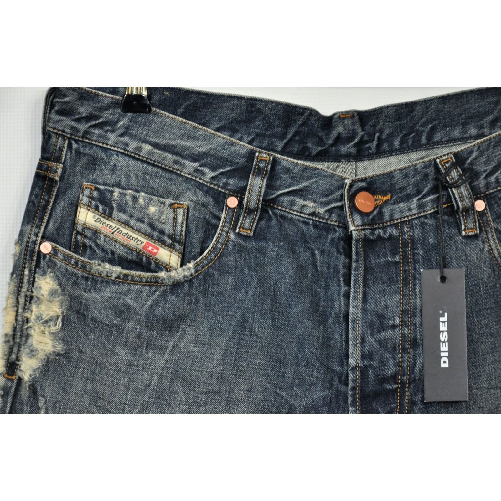 Diesel Diesel Mharky Slim Skinny Jeans W36/L30 Size US 36 / EU 52 - 7 Thumbnail