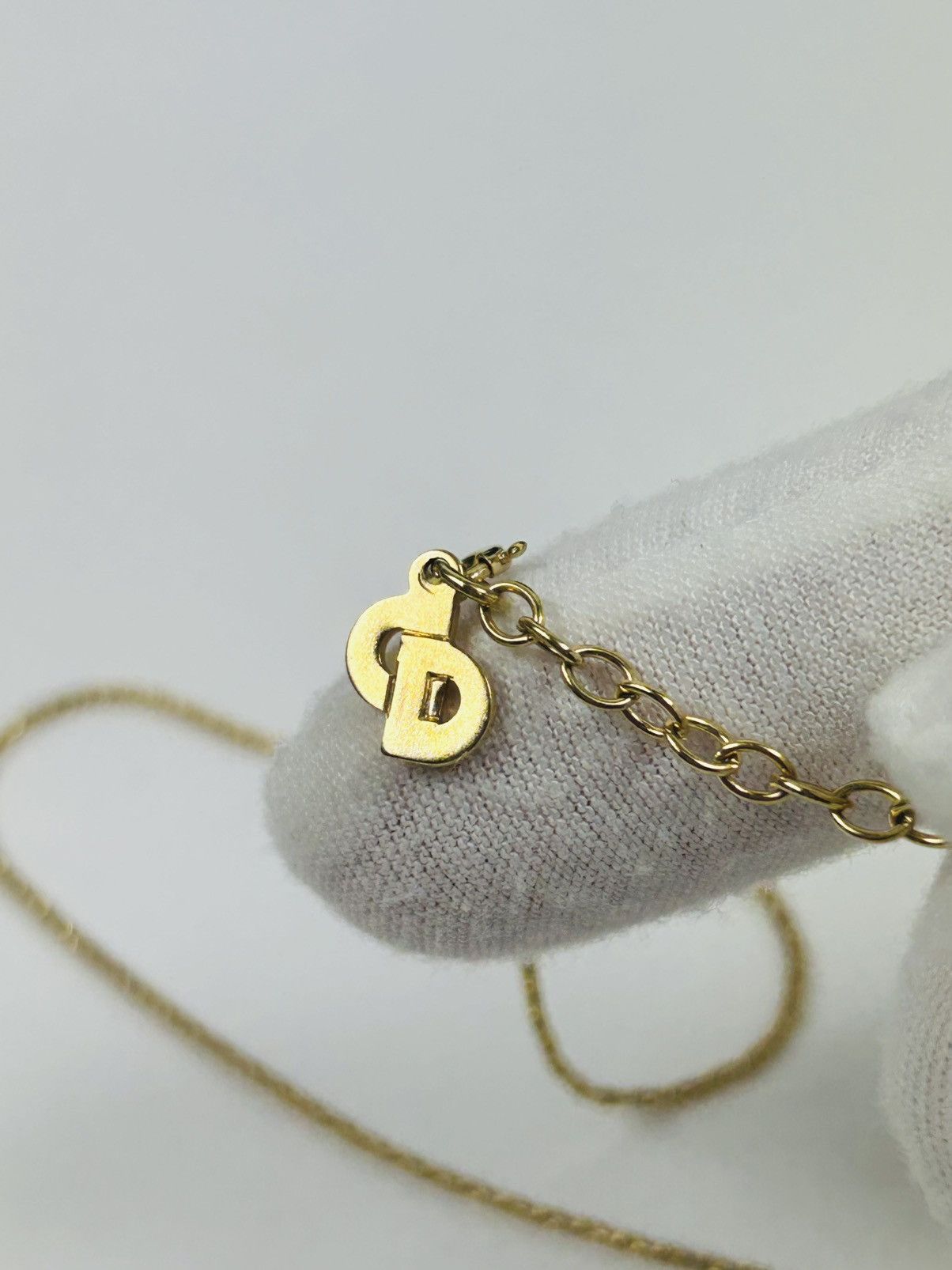 Dior Dior Chain Logo Necklace Size ONE SIZE - 2 Thumbnail