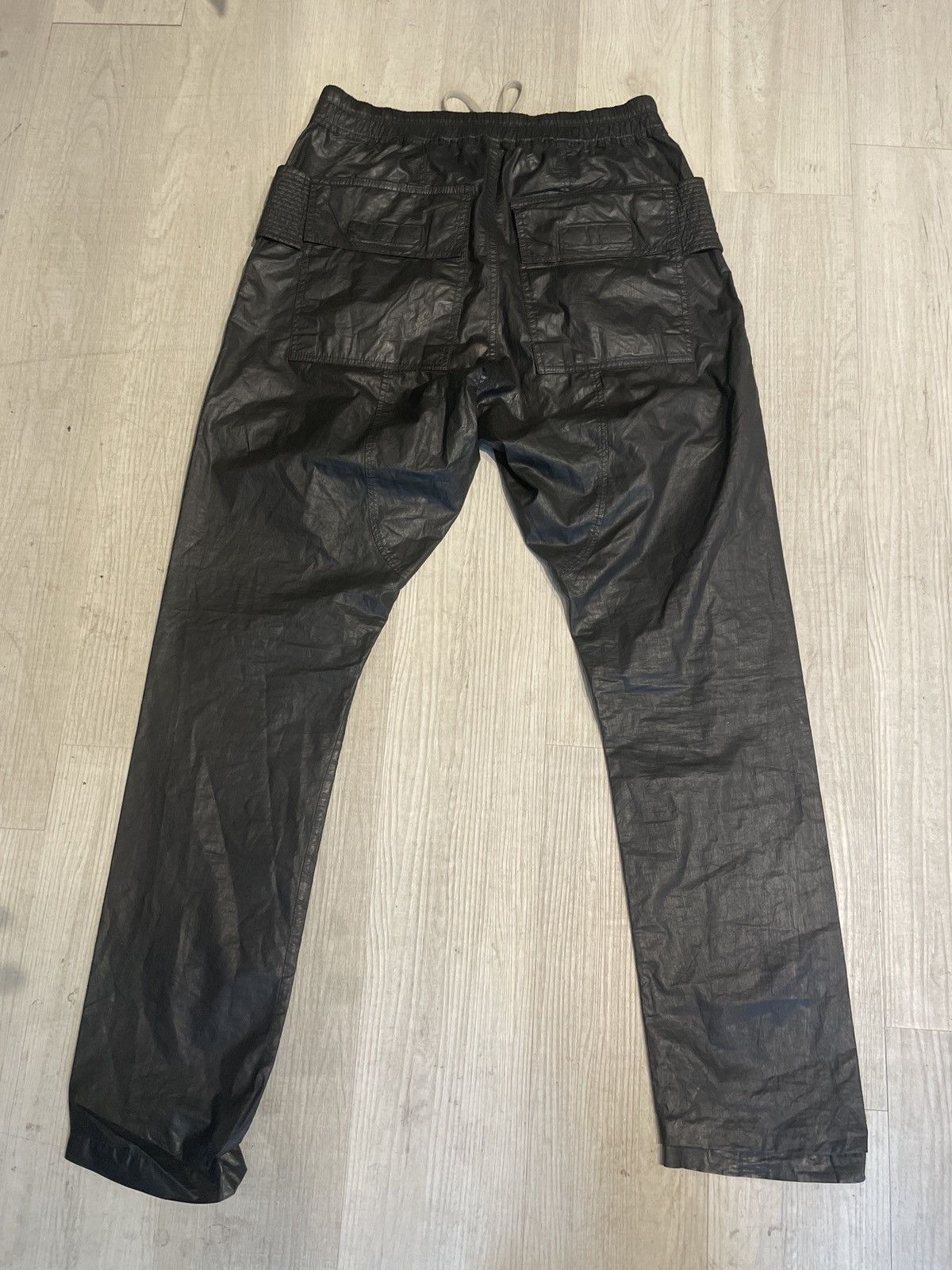 Rick Owens × Rick Owens Drkshdw Rick Owens DRKSHDW Waxed Cargo Pants XS Size US 30 / EU 46 - 2 Thumbnail