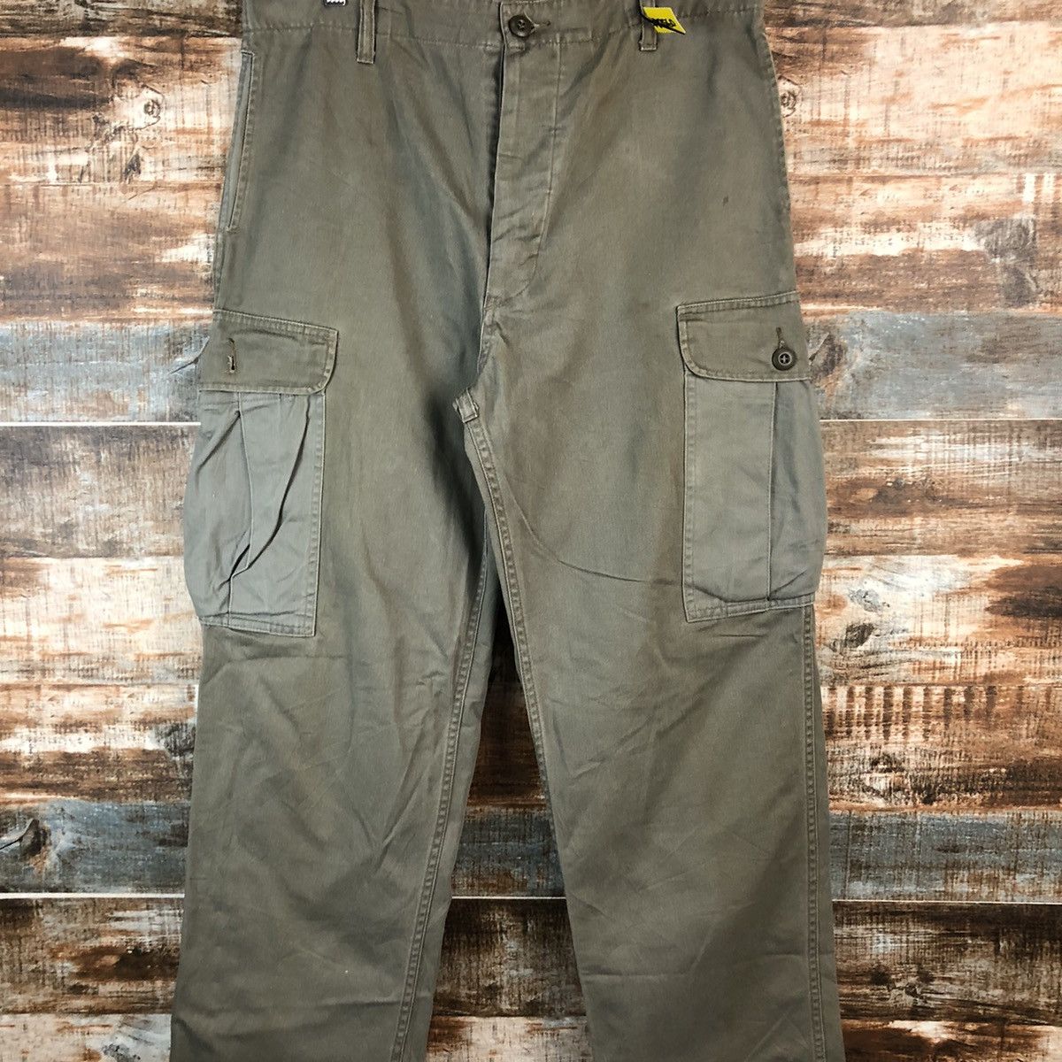 Post Overalls D Post Oalls Green Cargo Multipocket Pants #A2560 Size US 34 / EU 50 - 5 Thumbnail