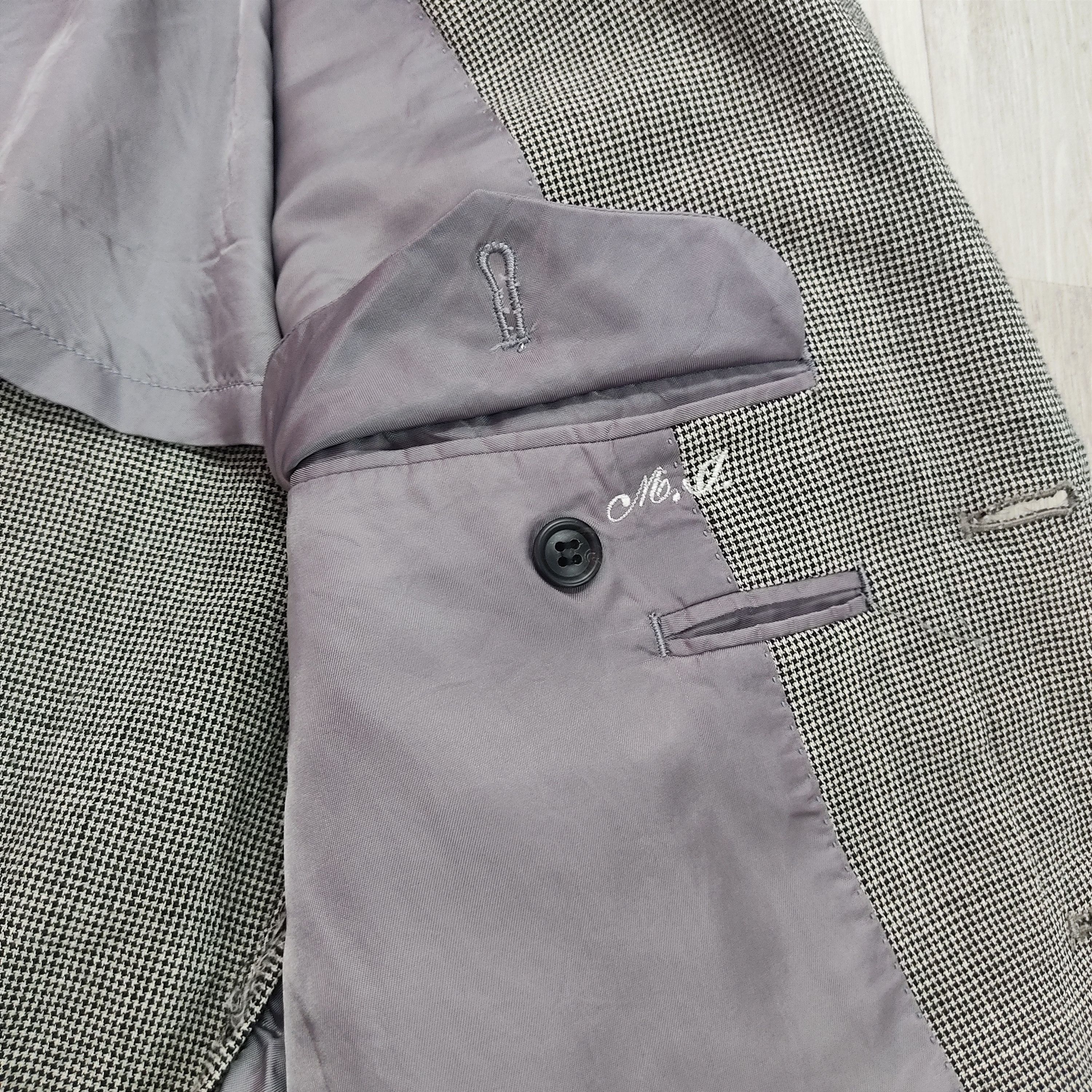 Issey Miyake × Vintage IM MIYAKE Studio Design Checkered Wool Blazer Coat Size US M / EU 48-50 / 2 - 11 Thumbnail