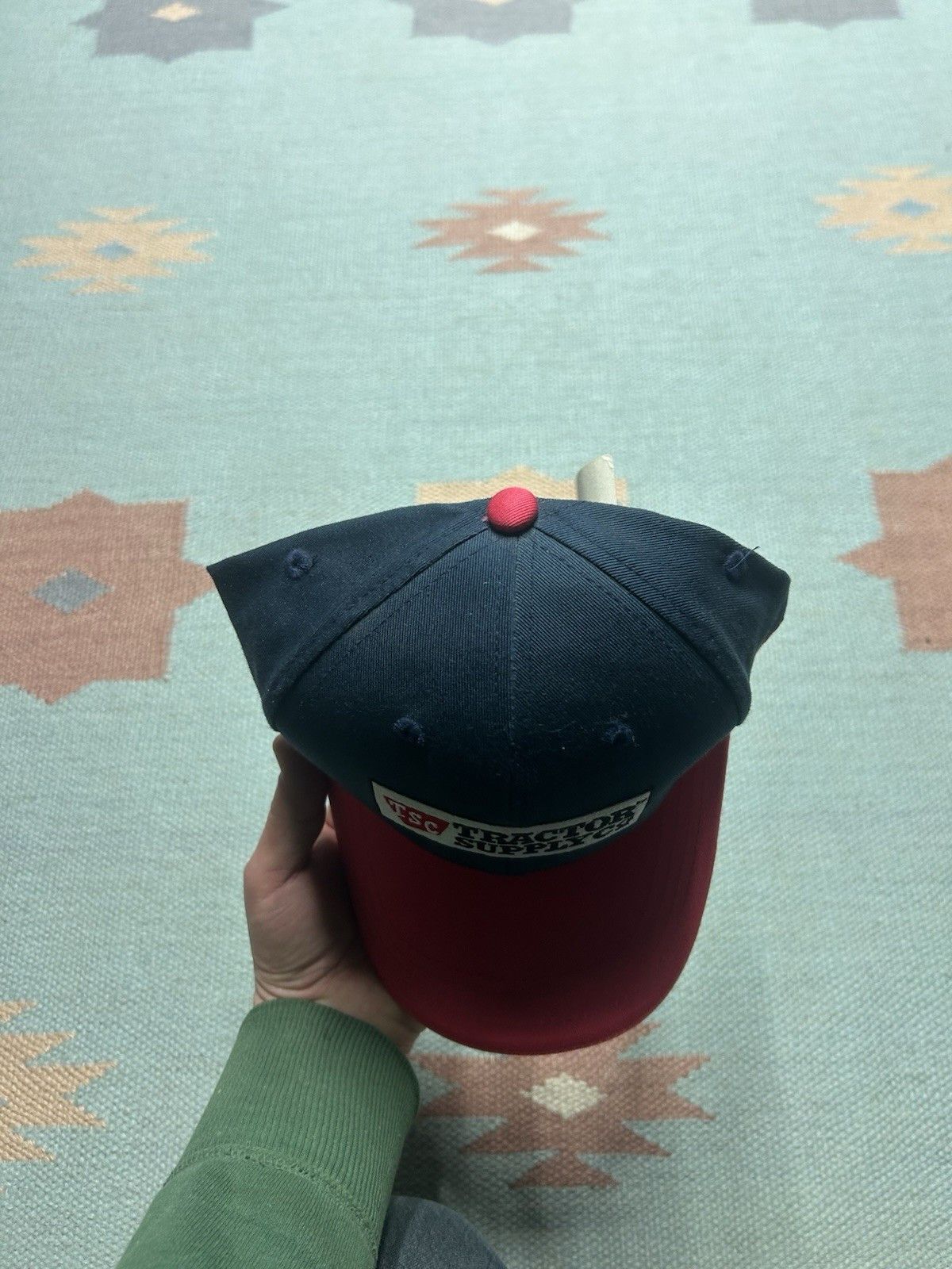 Vintage Tractor supply co strapback hat wrangler NWT DEADSTOCK farm Size ONE SIZE - 3 Thumbnail