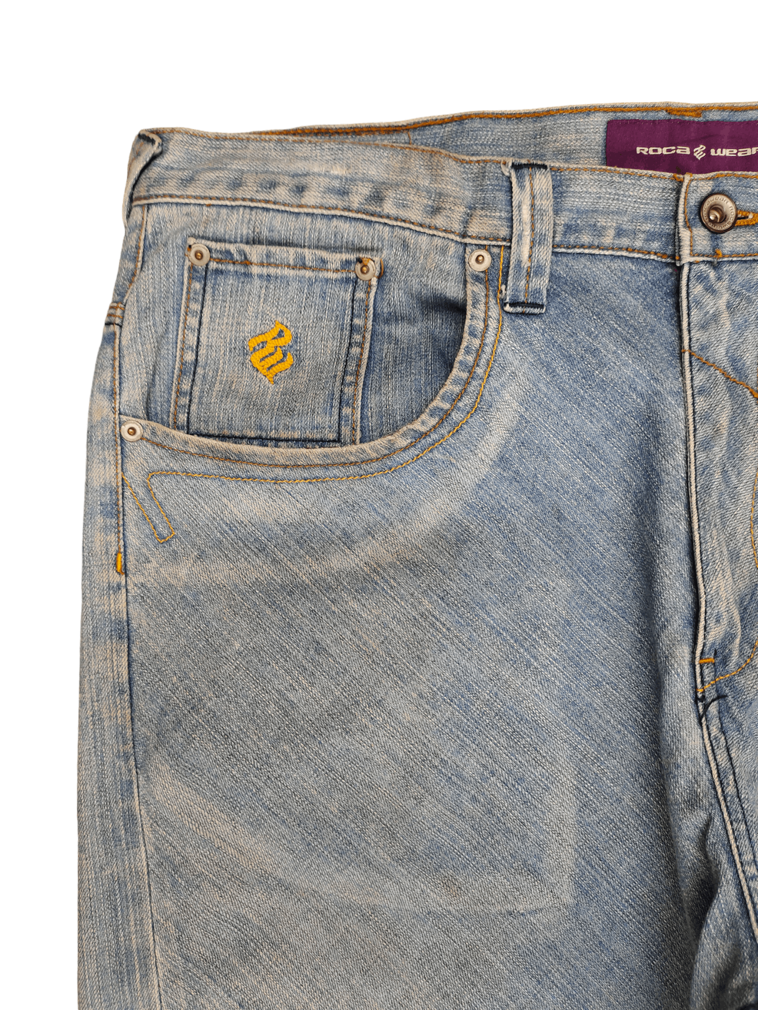 Rocawear Baggy Jeans Rocawear Wide Leg Jeans Y2k Jnco Streetwear Size US 36 / EU 52 - 12 Thumbnail