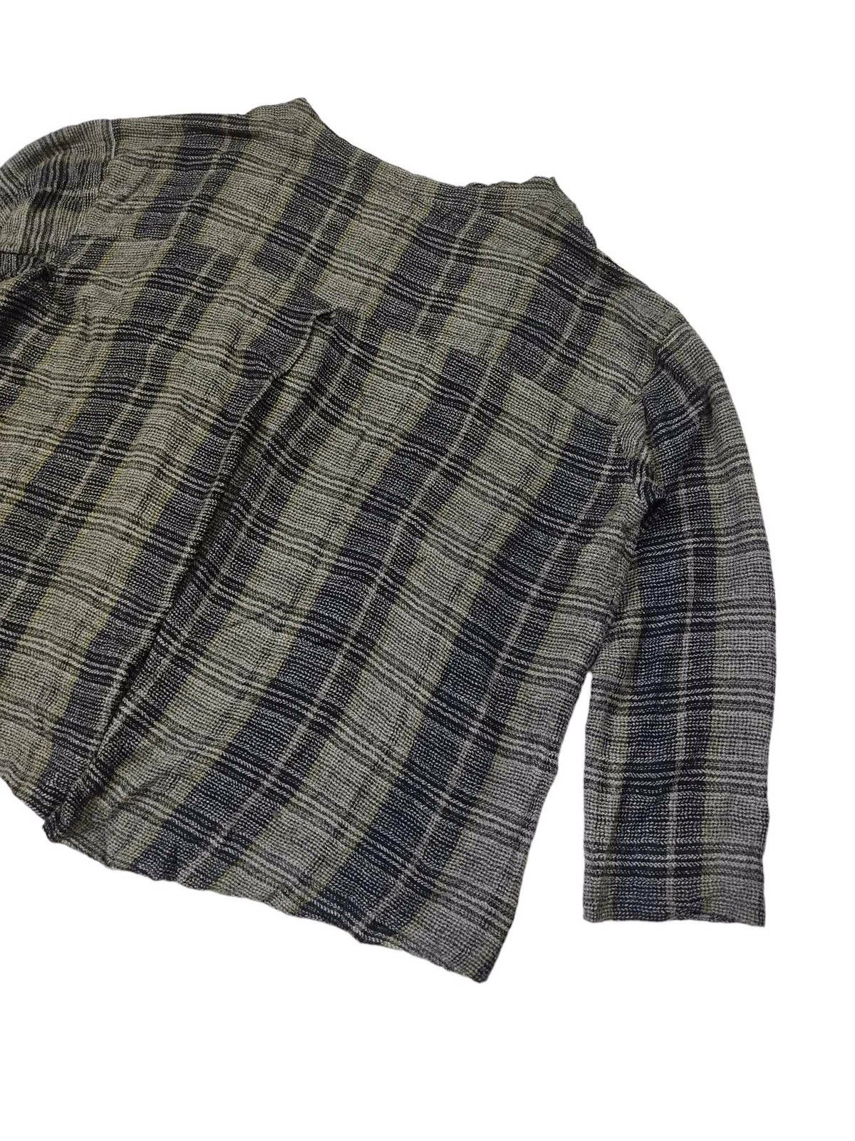 Japanese Brand × Pas de Calais × Vintage Vintage Pas De Calais Wool Viscose Classic Check Blouse Size L / US 10 / IT 46 - 8 Thumbnail