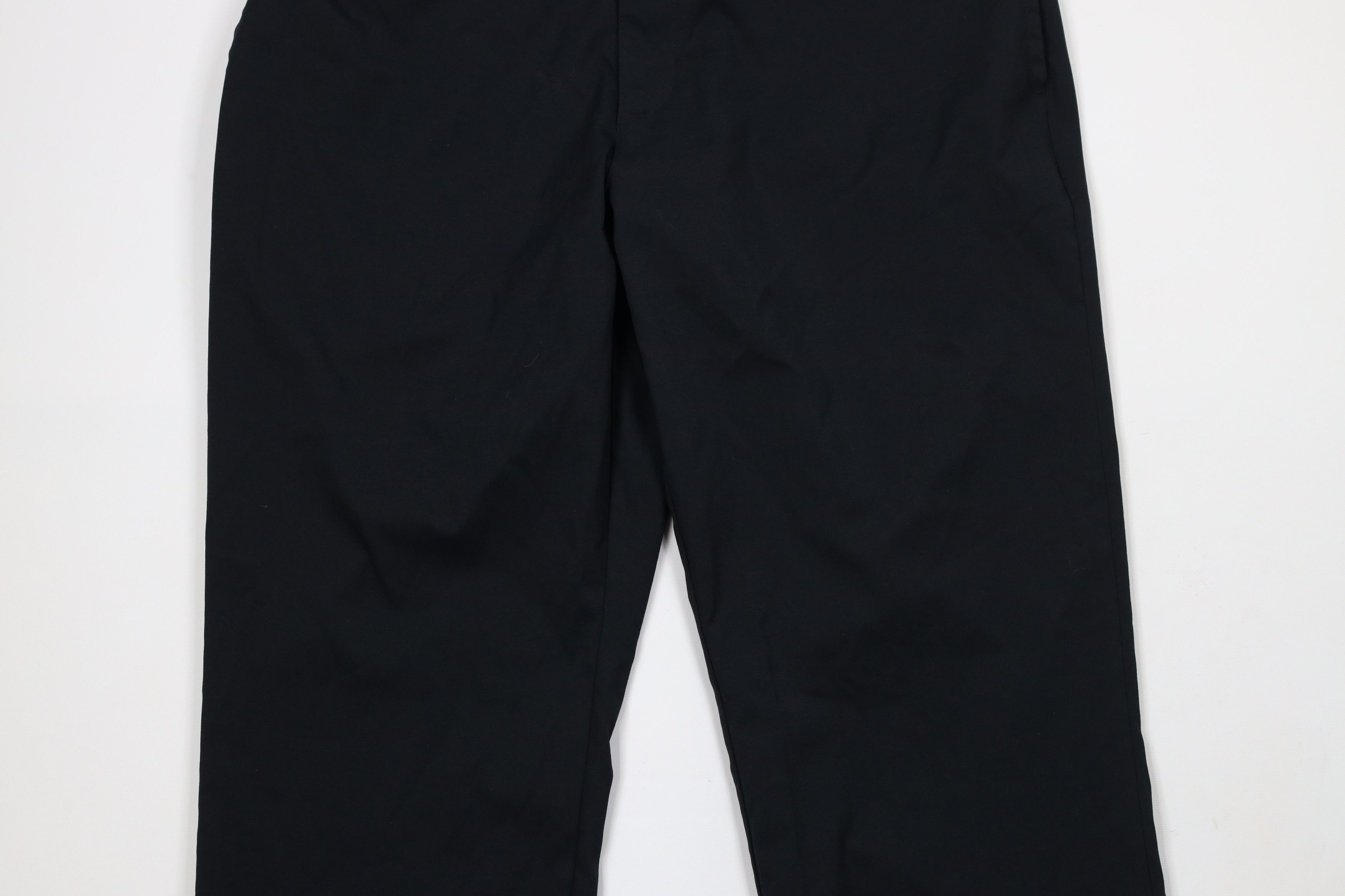 Nike × Vintage Nike Golf Knit Flat Front Stretch Golfing Chino Pants Black Size US 38 / EU 54 - 3 Thumbnail