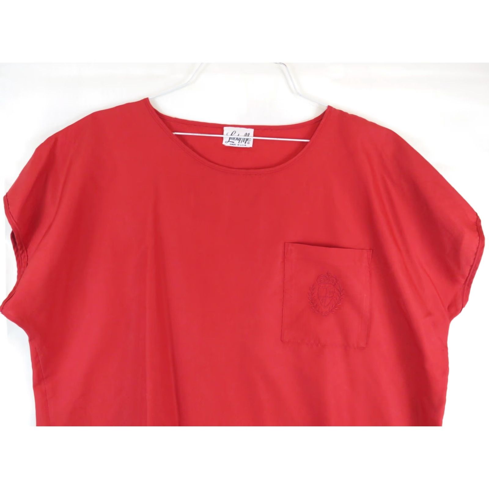 Vintage VINTAGE Ample Togs Red sleeveless shirt XL Women Blouse 50s 60s 70s Vintage Womens Size XL / US 12-14 / IT 48-50 - 3 Thumbnail