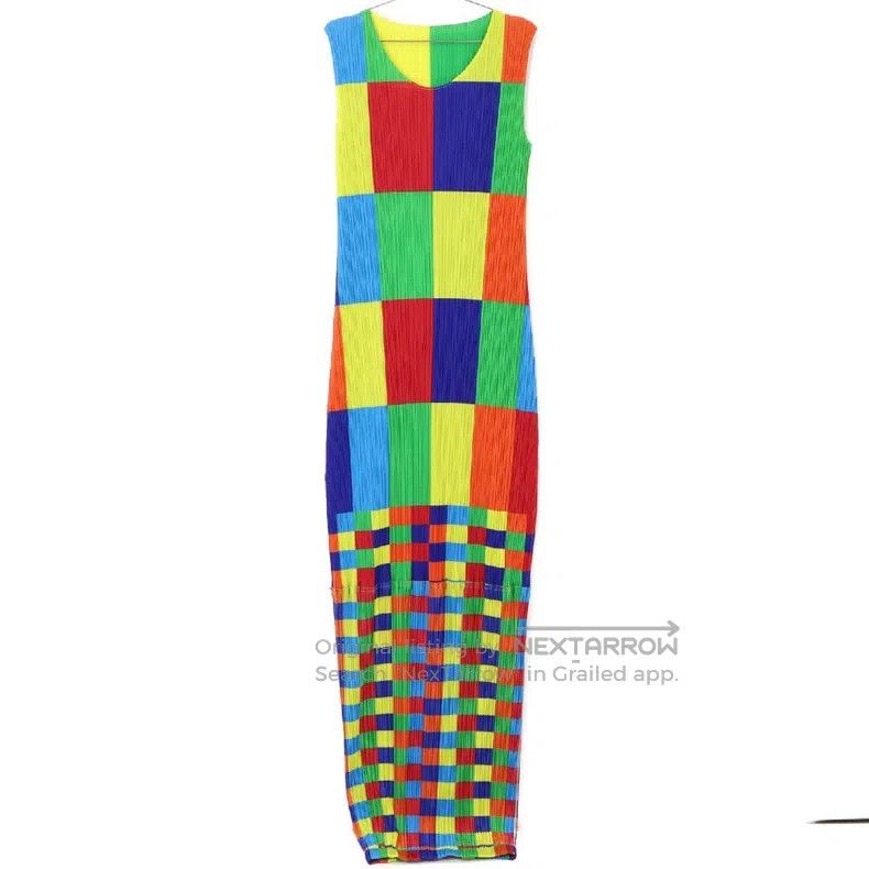 Issey Miyake Issey Miyake Color-block Dress Size M / US 6-8 / IT 42-44 - 5 Thumbnail
