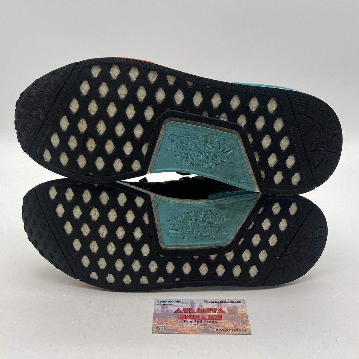 Adidas NMD R1 rainbow Size US 12 / EU 45 - 7 Thumbnail
