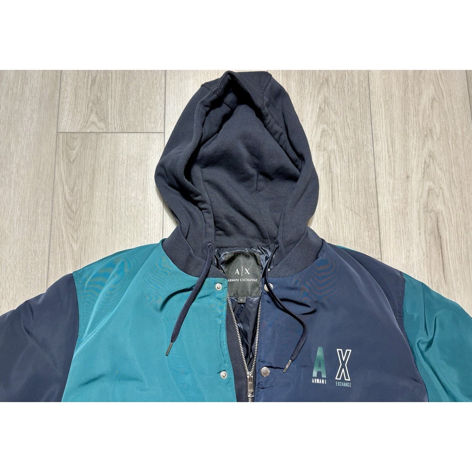 Armani Exchange Armani Exchange Oversized Puffer Jacket Hooded Skyline XL Size US XL / EU 56 / 4 - 5 Thumbnail
