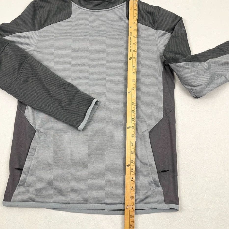 Under Armour Under Armour Coldgear Reactor Hoodie Mens M Gray Fleece Lined Running Training Jacket Size US M / EU 48-50 / 2 - 4 Thumbnail