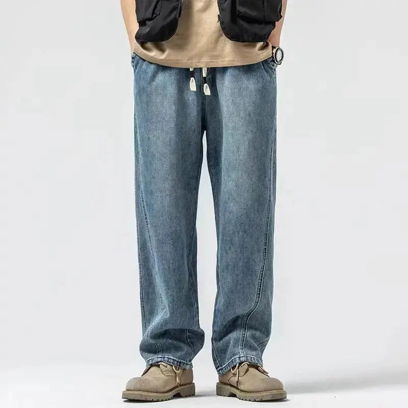Japanese Brand Tencel Cotton Cool Feel Straight Leg Jeans Size US 30 / EU 46 - 5 Thumbnail