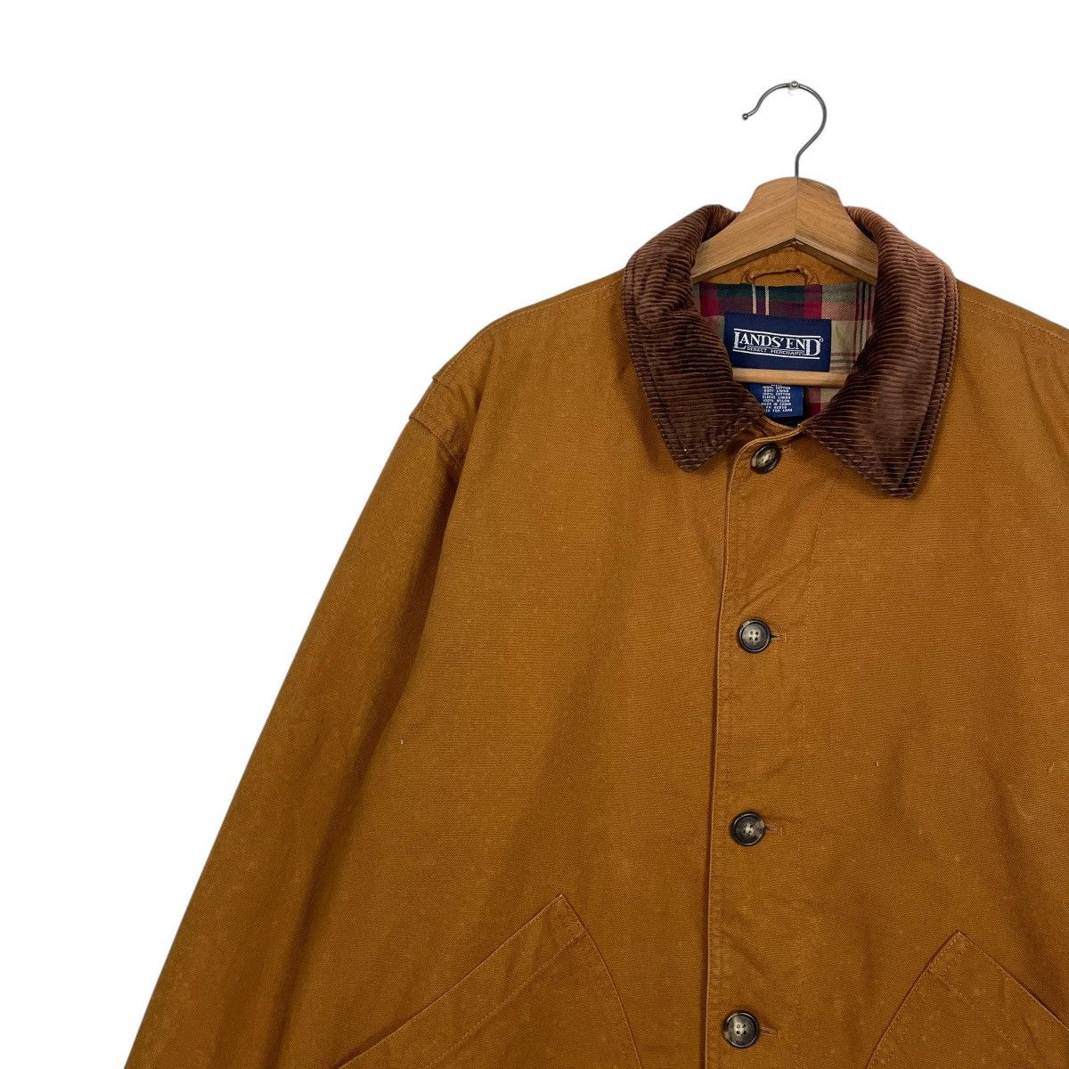Lands' End Vintage Lands' End Cotton Canvas Barn Chore Hunting Jacket Size US M / EU 48-50 / 2 - 6 Thumbnail
