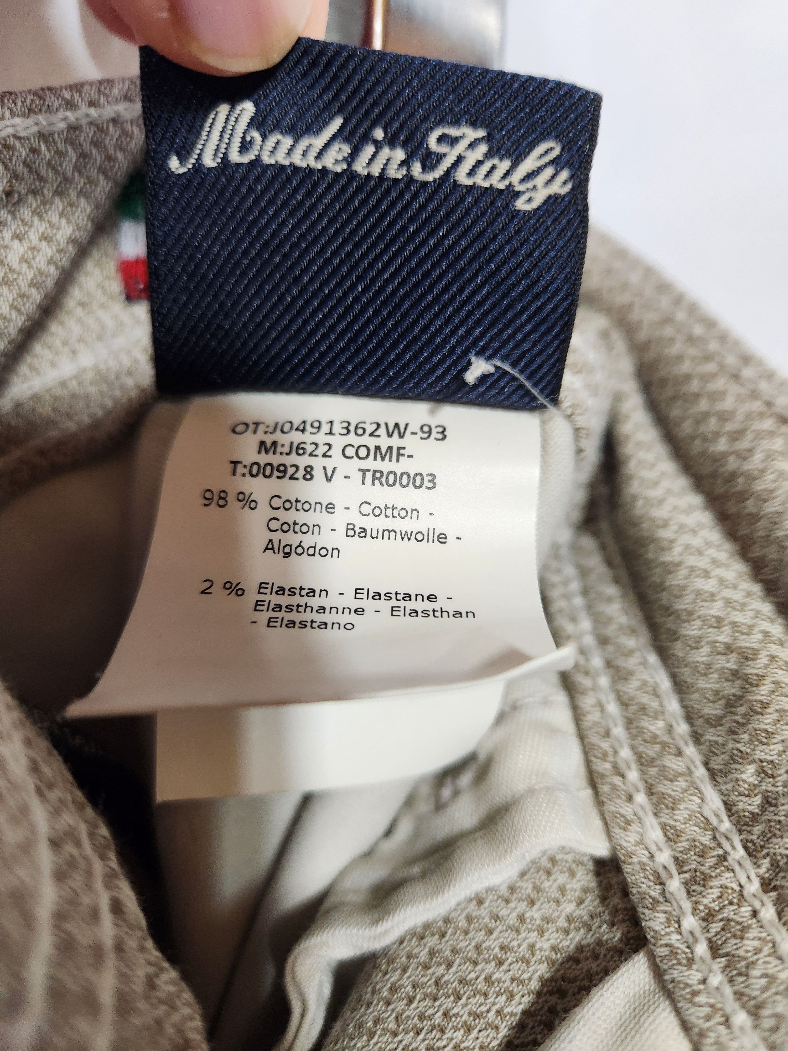 Jacob Cohen Nick Fit Style 622 Cross Woven Gray Size US 32 / EU 48 - 12 Thumbnail
