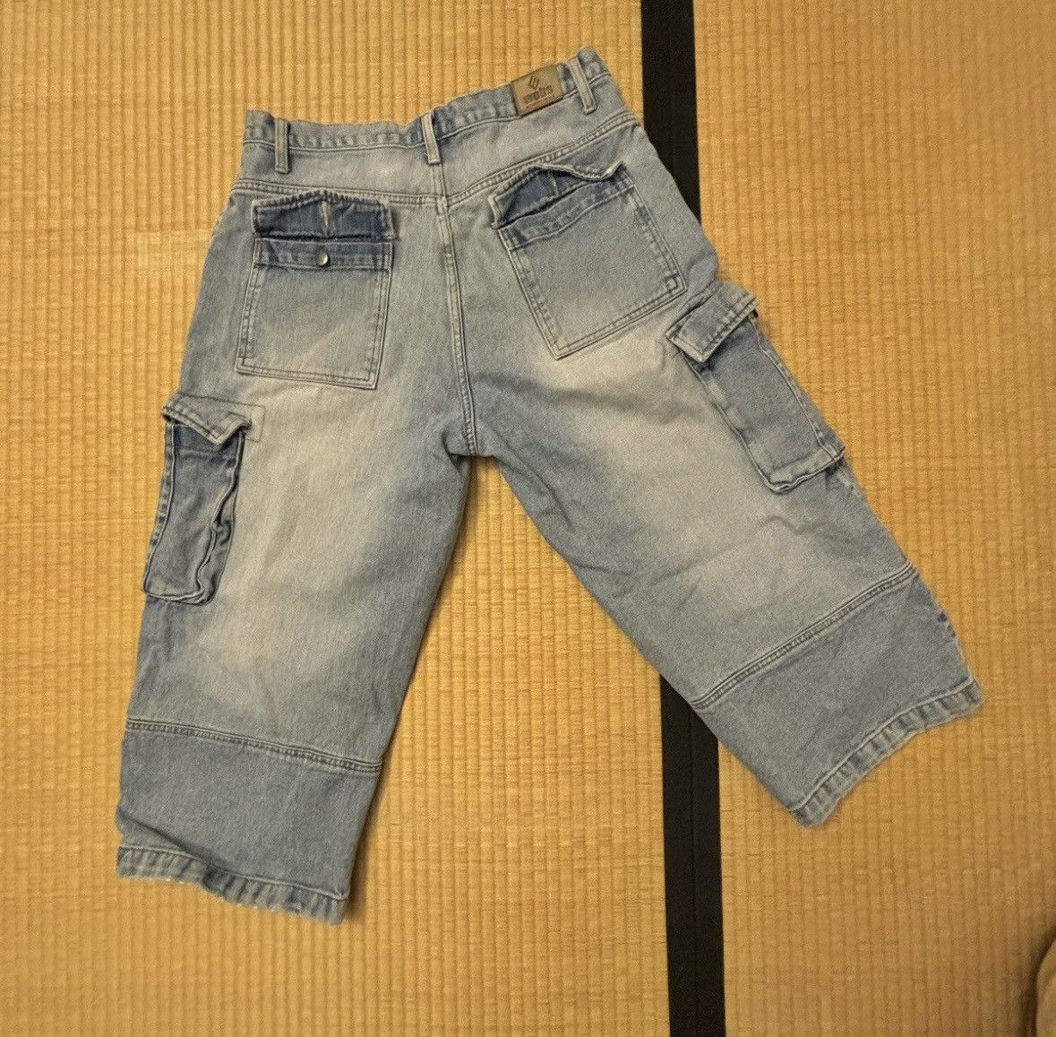 JNCO × Southpole Baggy Cropped Y2K Cargo Skater Jeans Size US 32 / EU 48 - 3 Thumbnail