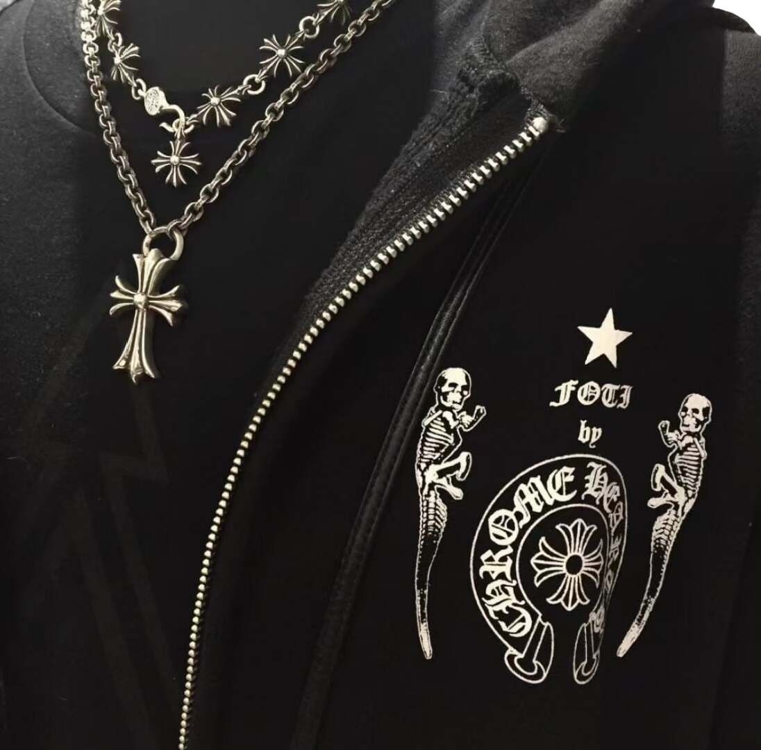 Chrome Hearts Chrome Hearts Foti Harris Skull Zip Hoodie S Size US S / EU 44-46 / 1 - 1 Thumbnail