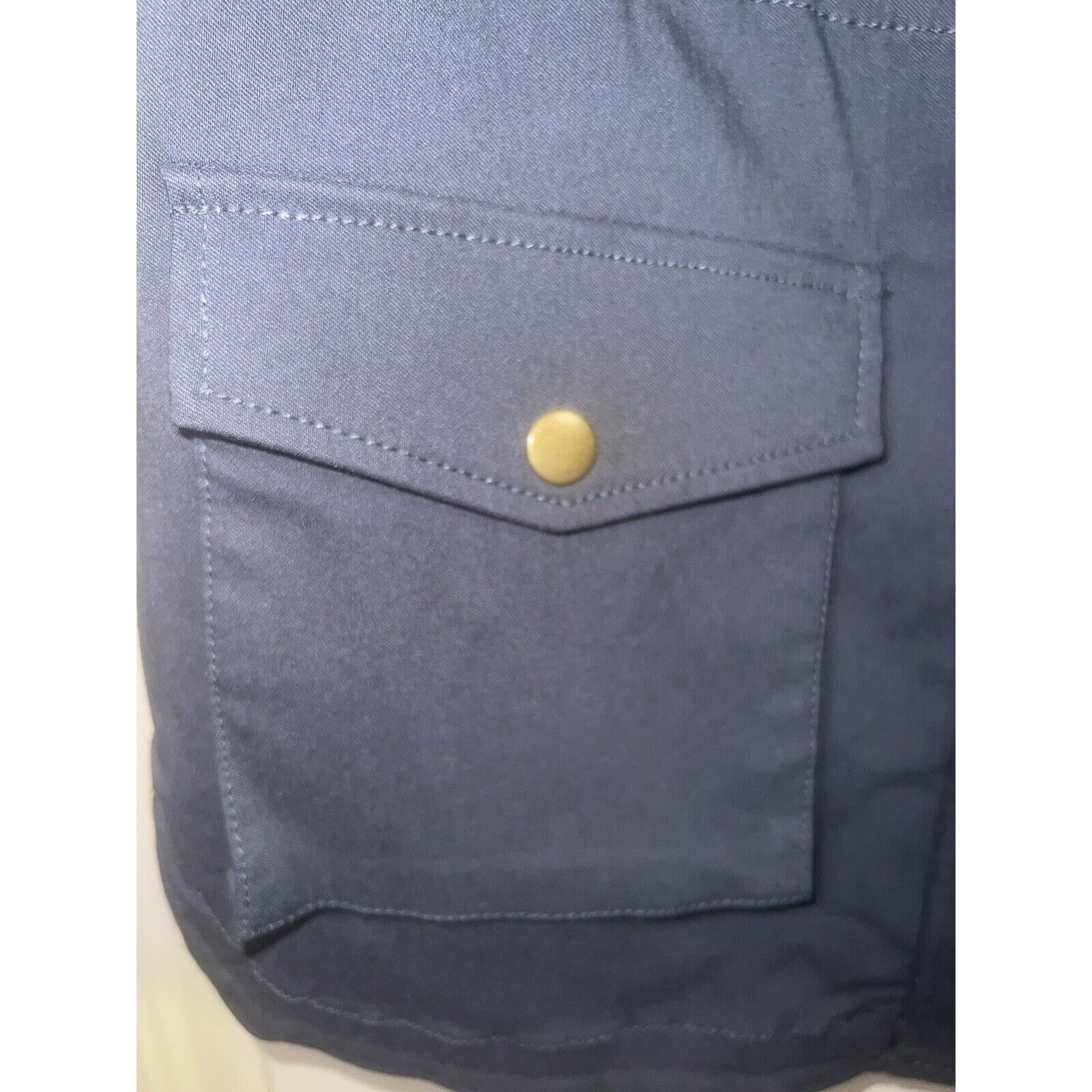 & Other Stories Eden Society Women’s Cargo Jacket Holly Hood Navy Blue Small Size S / US 4 / IT 40 - 4 Thumbnail