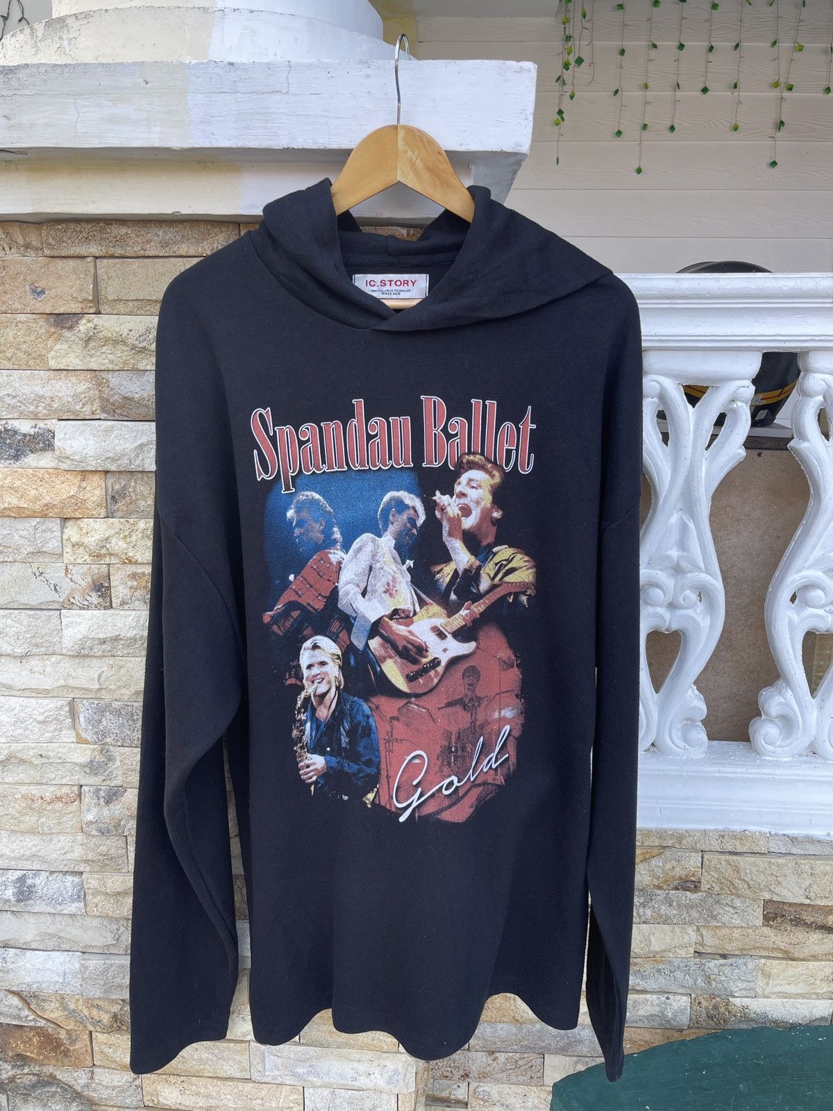Band Tees Last Drop🔥Rare🔥Vintage y2k SPANDAU BALLET Band Hoodie Shirt Size US XL / EU 56 / 4 - 1 Thumbnail