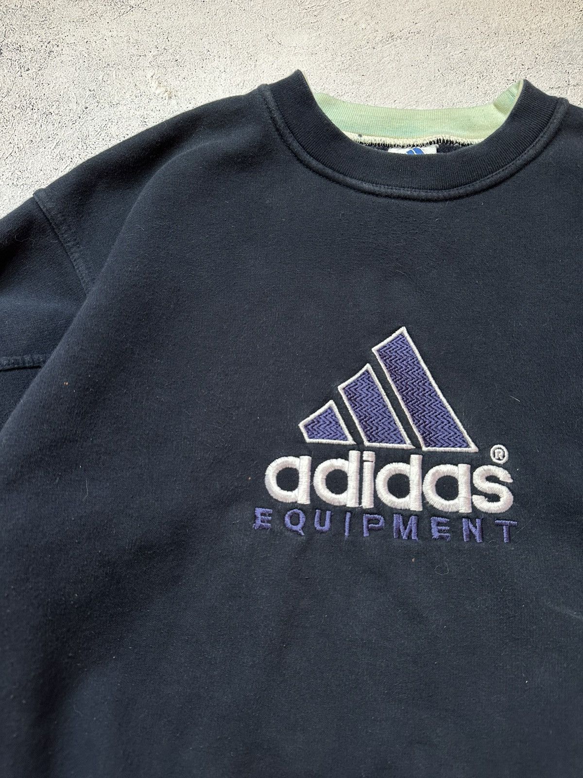 Adidas × Vintage Adidas Equipment Vintage Sweatshirt Size US L / EU 52-54 / 3 - 6 Thumbnail