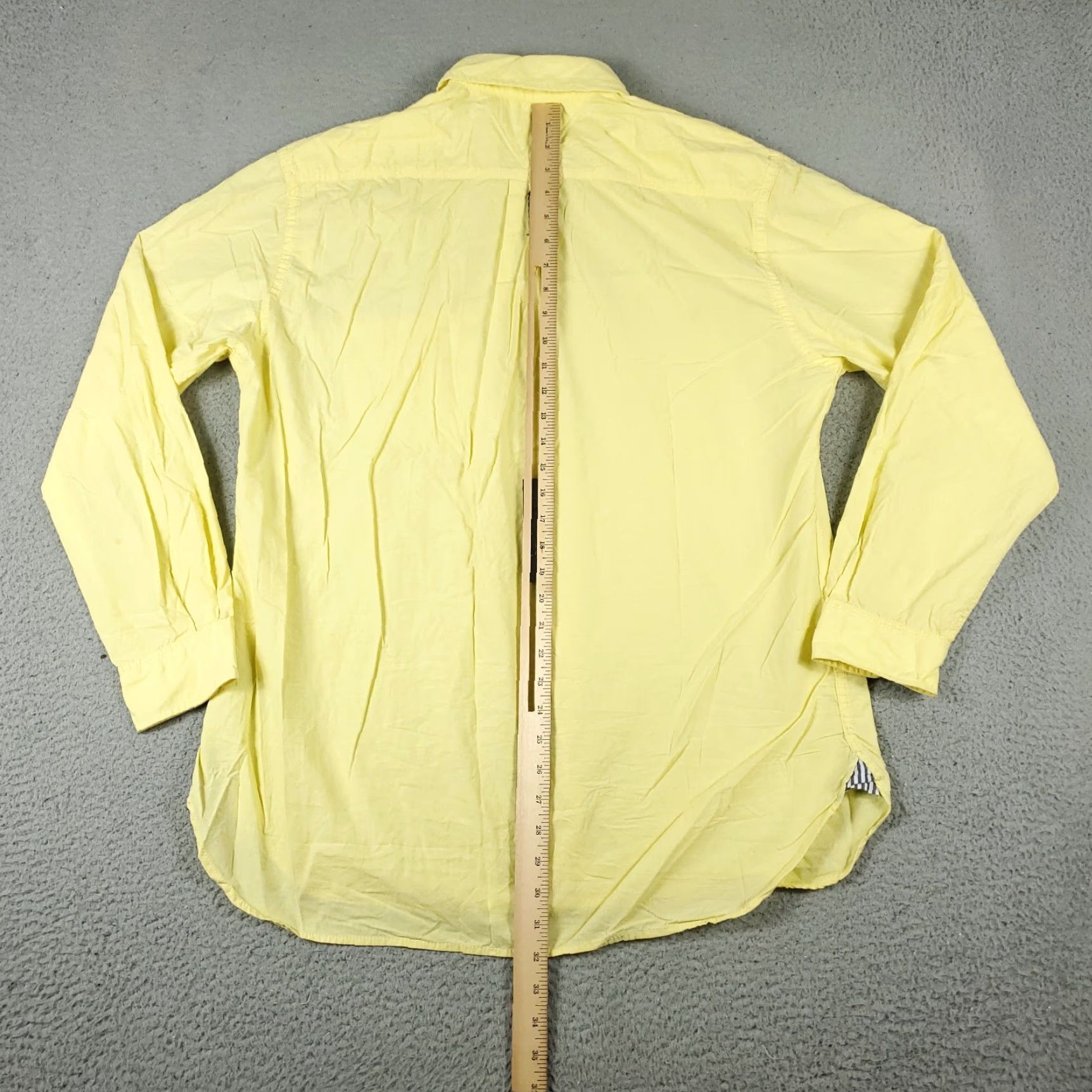 Tommy Hilfiger Tommy Hilfiger Shirt Mens Large Yellow Button-Up Long Sleeve Casual Solid Pattern Button-Up Details: Logo, Pockets, Regular Fit Womens? No. Size US L / EU 52-54 / 3 - 3 Thumbnail
