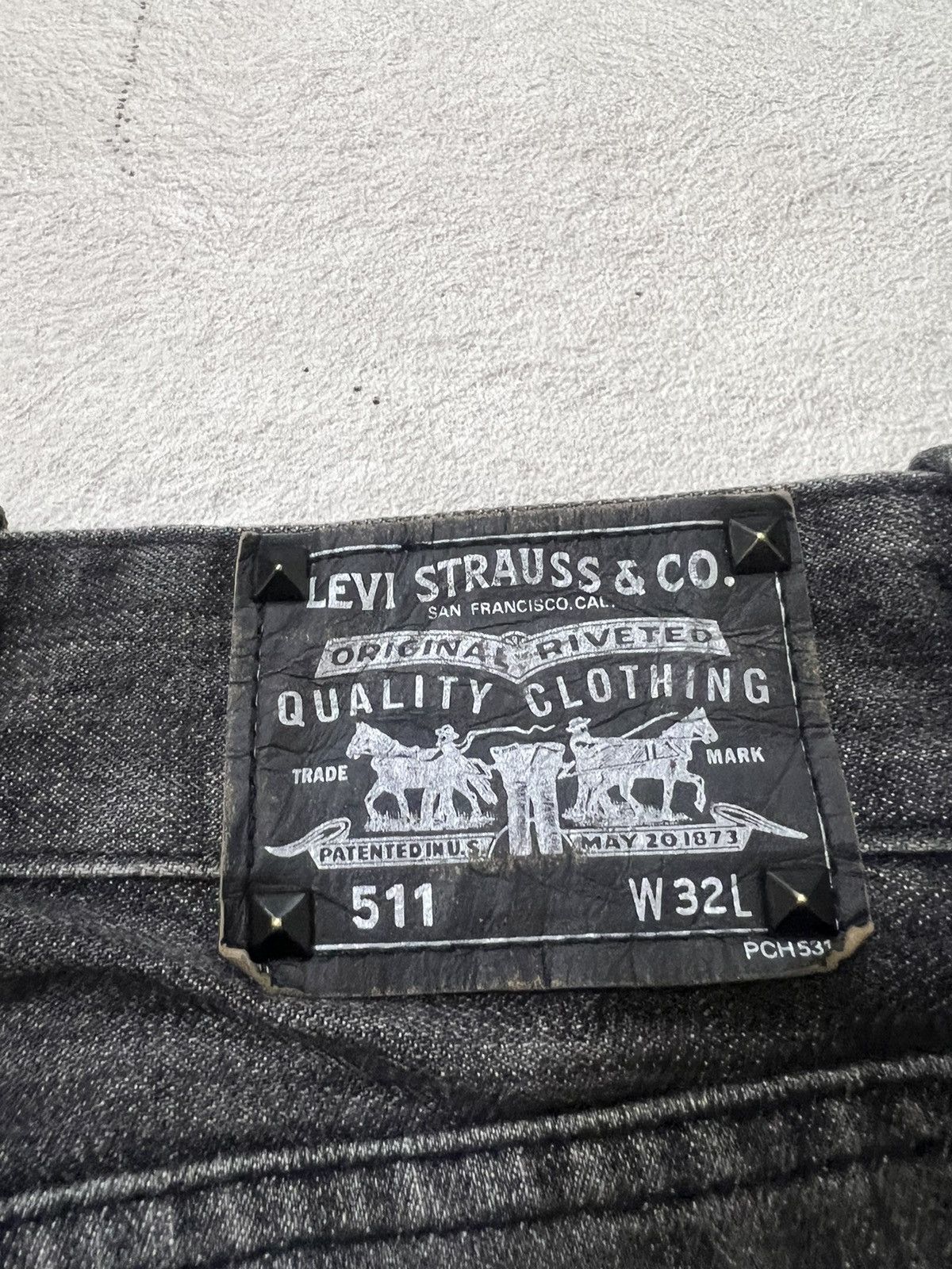 Number (N)ine 2000s Levis Cdg Helmut Studded Wash Jeans y2k Lgb Ifsix Size US 32 / EU 48 - 6 Thumbnail