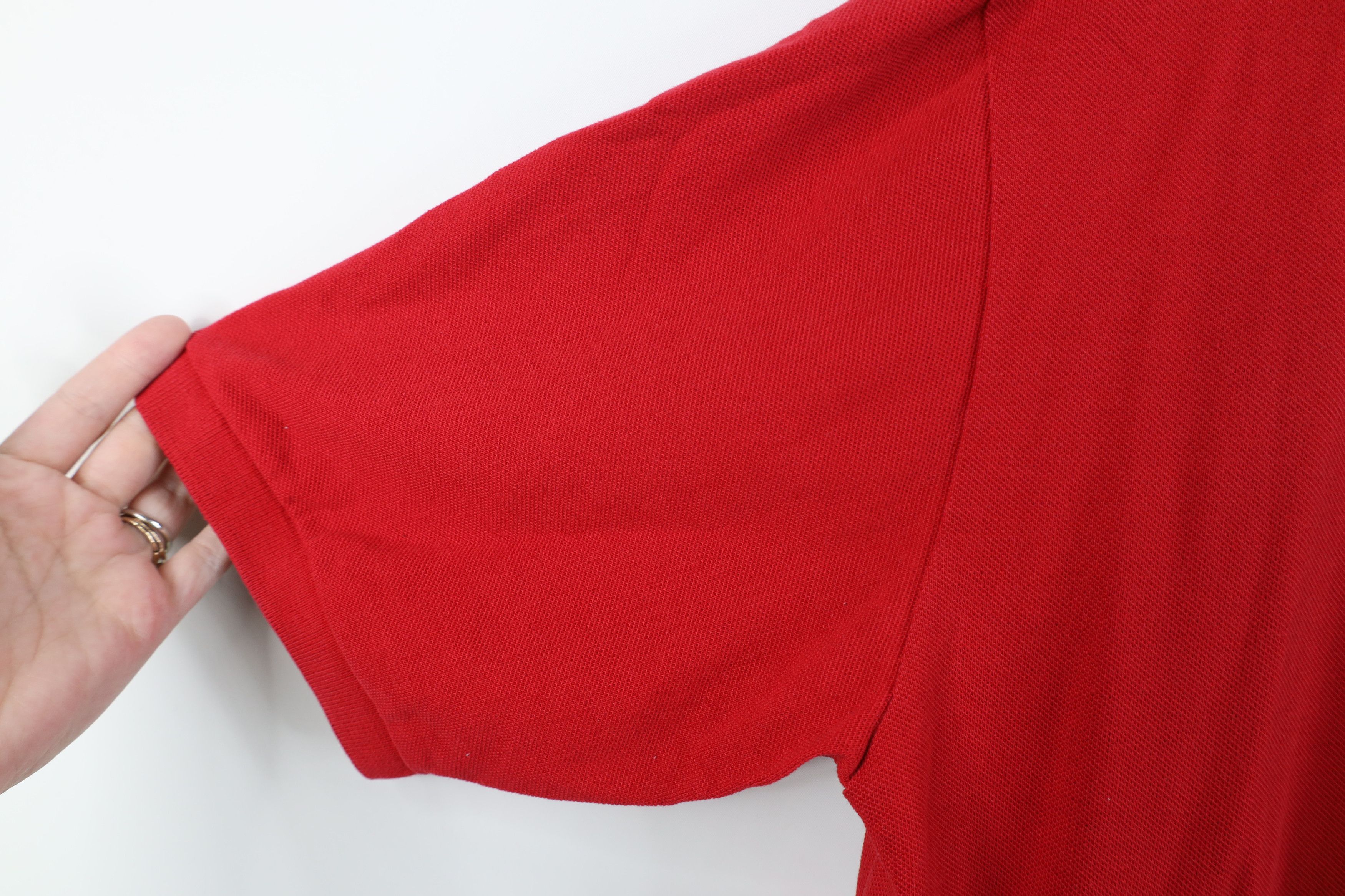 Vintage Vintage 90s Anniversary Red Wings Hockey Polo Red USA Size US XL / EU 56 / 4 - 7 Thumbnail