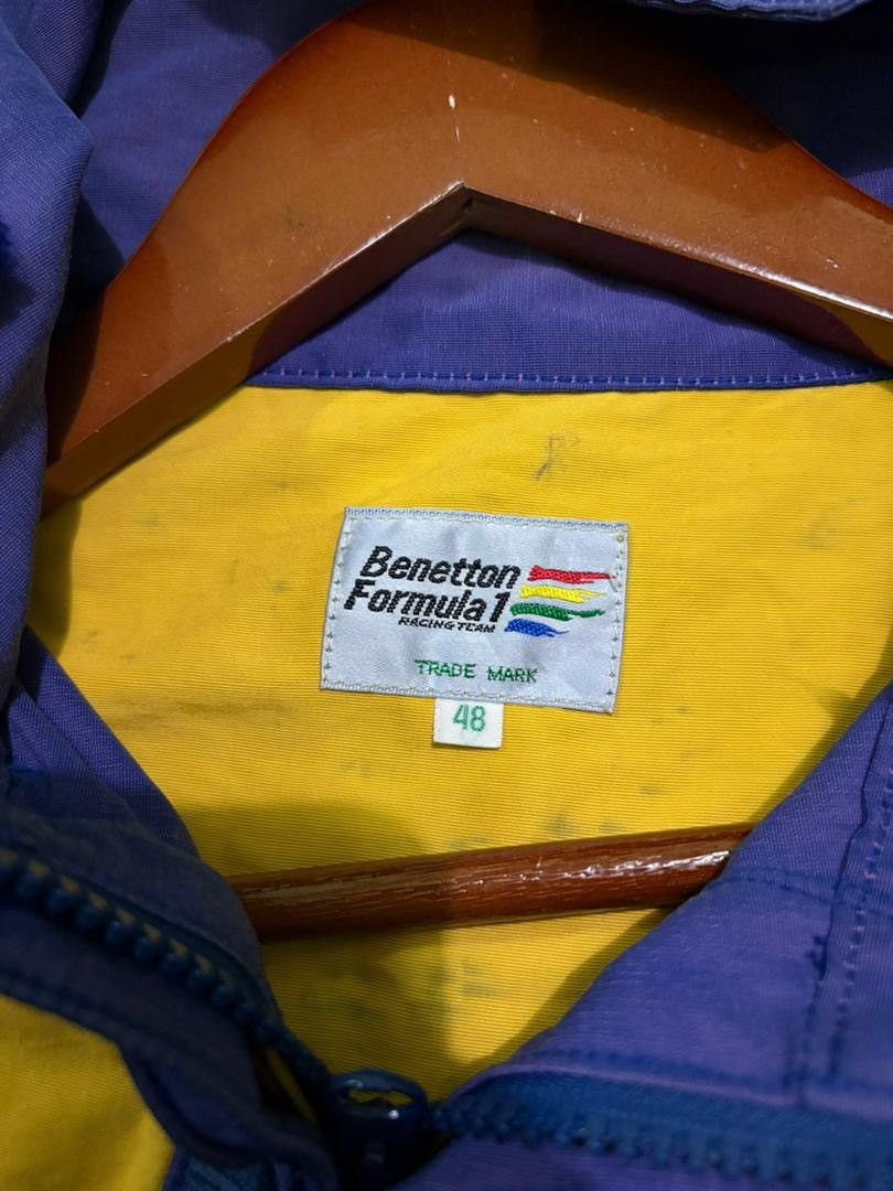 United Colors Of Benetton Vtg 90 United Color of Benetton Racing Team Jacket Big Logo Size US M / EU 48-50 / 2 - 10 Thumbnail