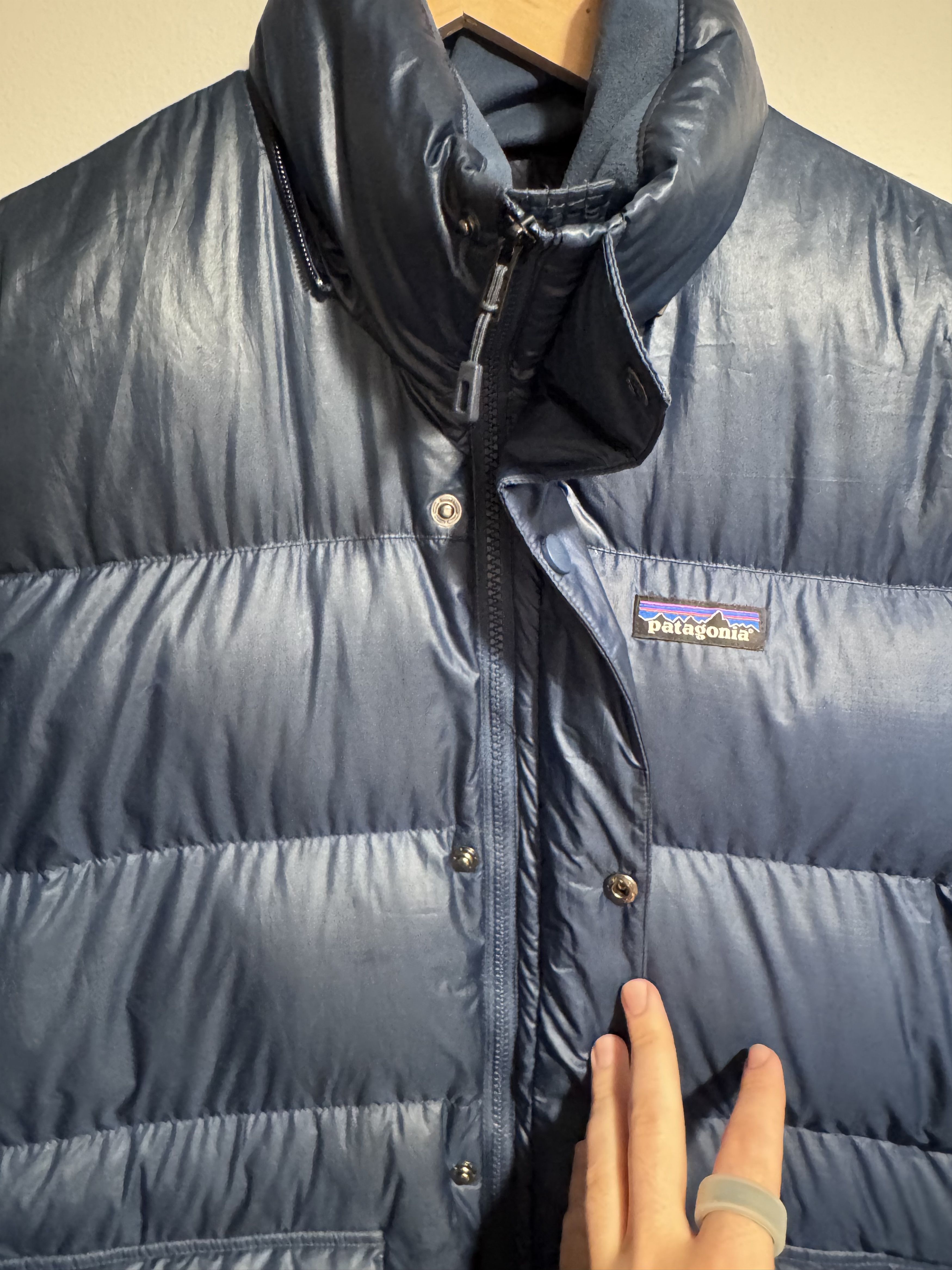 Patagonia Patagonia Men's M Wendigo Down Jacket STY84903FA18 Navy Blue Size US M / EU 48-50 / 2 - 2 Thumbnail
