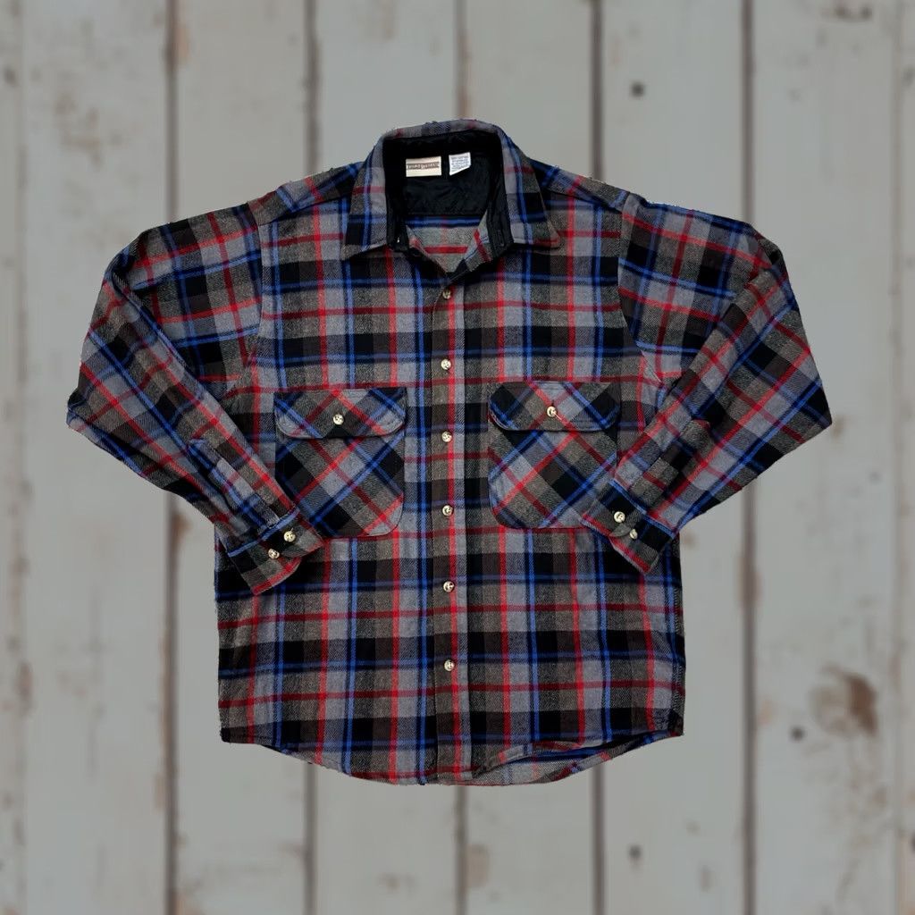Vintage VINTAGE Field & Stream Shirt Adult Medium Heavyweight Blue Red Grey Size US M / EU 48-50 / 2 - 1 Thumbnail