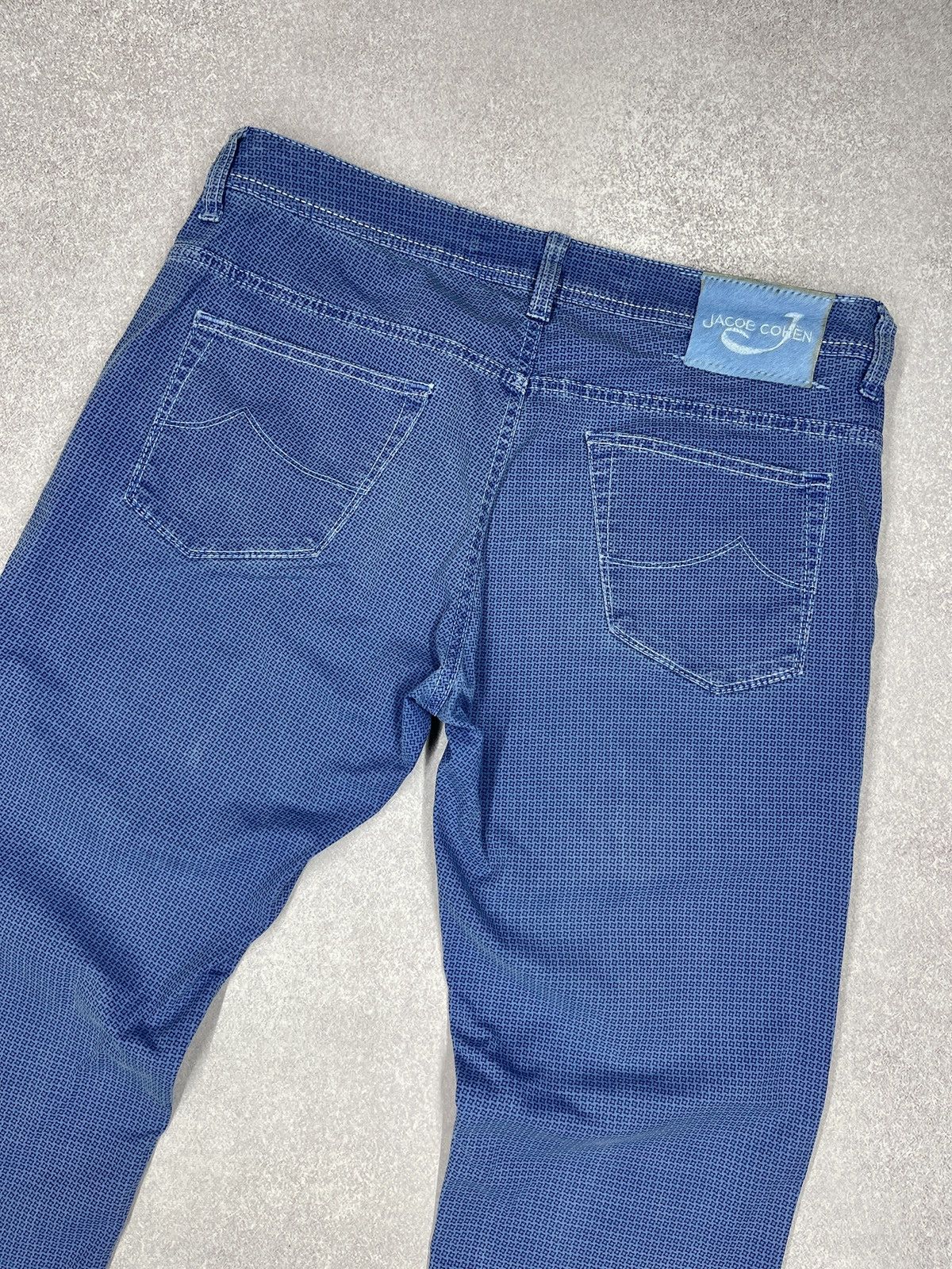 Jacob Cohen Vintage Jacob Cohen Rare Luxury Denim Pants Blue Italy Size US 34 / EU 50 - 3 Thumbnail