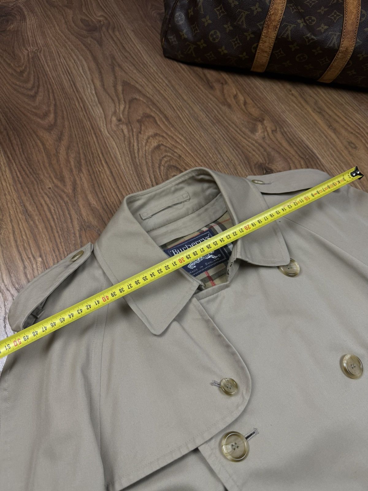 Burberry Vintage trench coat Burberry original luxury streetwear item Size L / US 10 / IT 46 - 8 Thumbnail