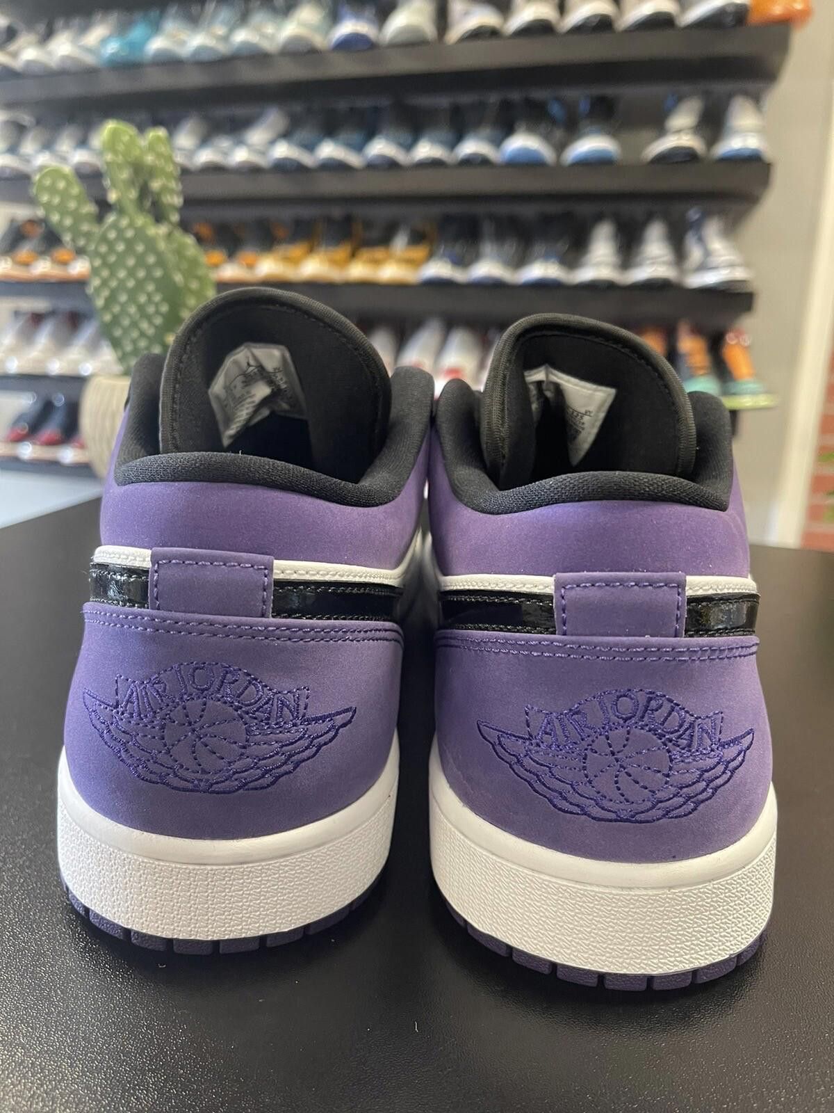 Jordan Brand Size 13 - Nike Air Jordan 1 Low Court Purple 553558-125 Size US 13 / EU 46 - 4 Thumbnail
