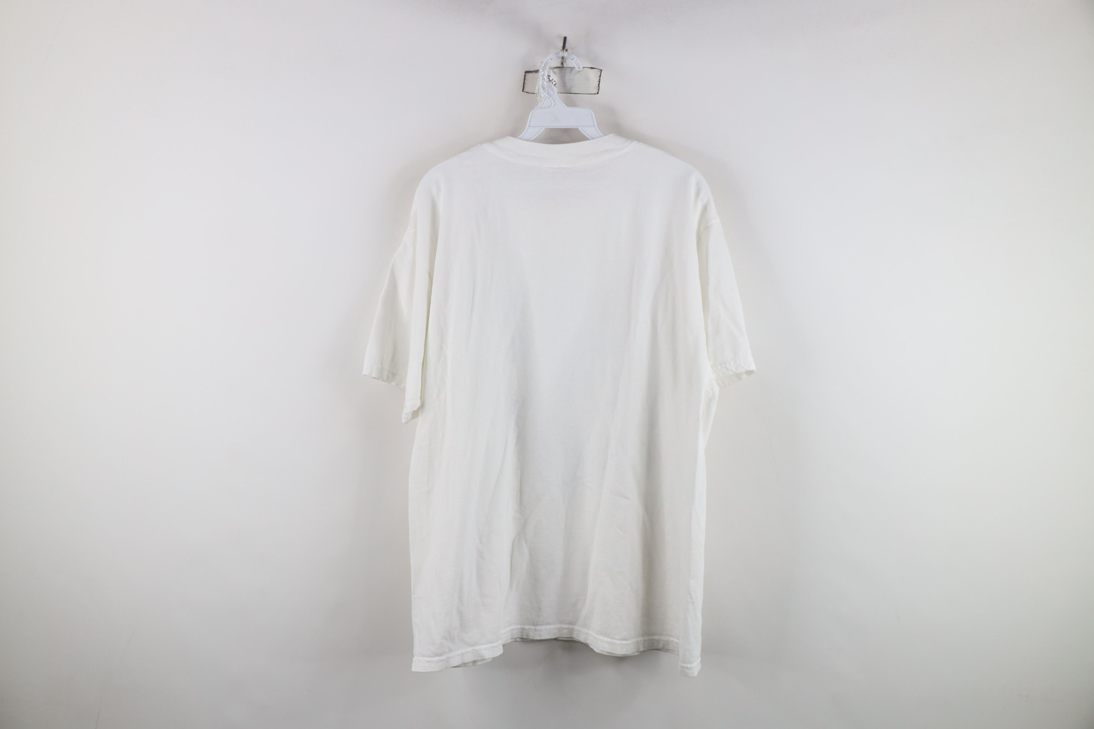 Vintage Vintage 90s Streetwear Women Want Me Fish Fear Me T-Shirt Size US XL / EU 56 / 4 - 9 Thumbnail