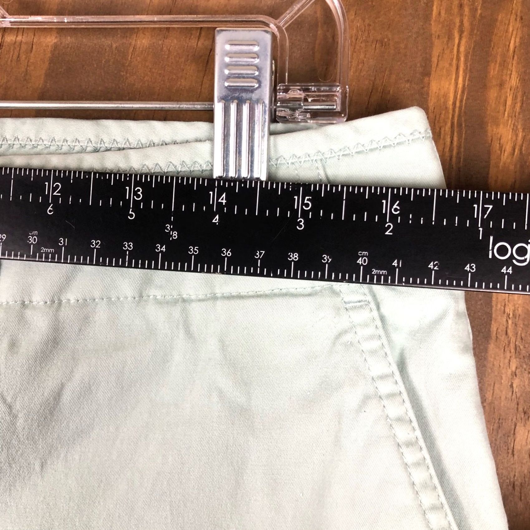 Talbots Talbots Womens Pants Capris Pastel Green Signature Slim Mid Rise 10 Stretch Straight 24in Inseam Front Pleated Workwear Casual Mens? Womens Size 24" / US 00 / IT 34 - 5 Thumbnail