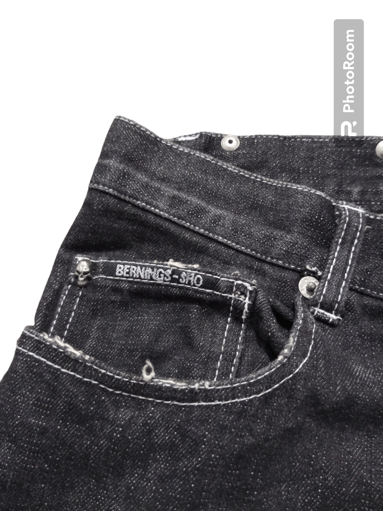 BERNINGS SHO Berning sho punk studded skull flared distressed jeans Size US 30 / EU 46 - 7 Thumbnail