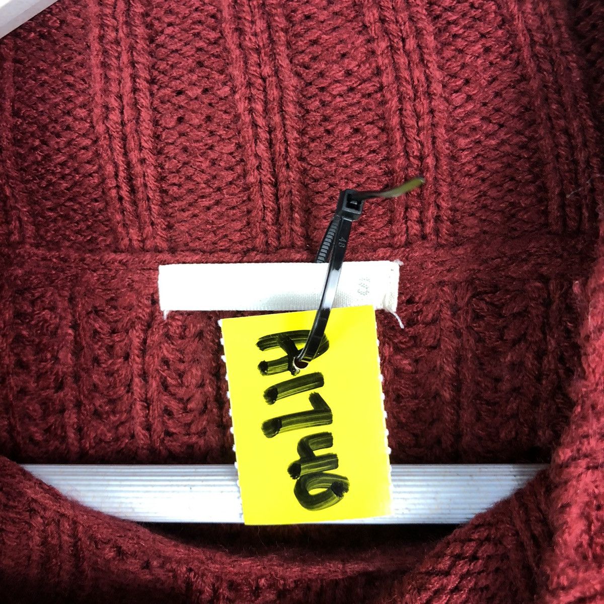 GU × Homespun Knitwear GU japan vintage Maroon Knitwear #A1740 Size S / US 4 / IT 40 - 9 Thumbnail