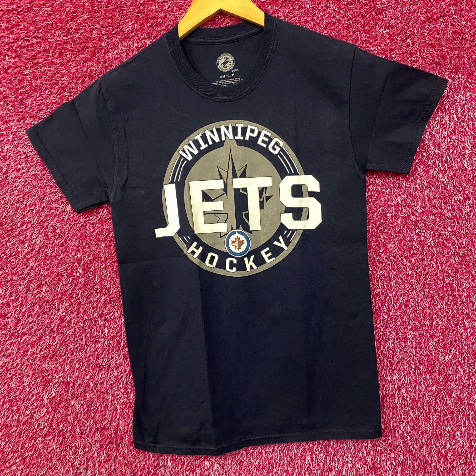 NHL Winnipeg Jets NHL Hockey Graphic Design T-Shirt SM Size US M / EU 48-50 / 2 - 3 Thumbnail