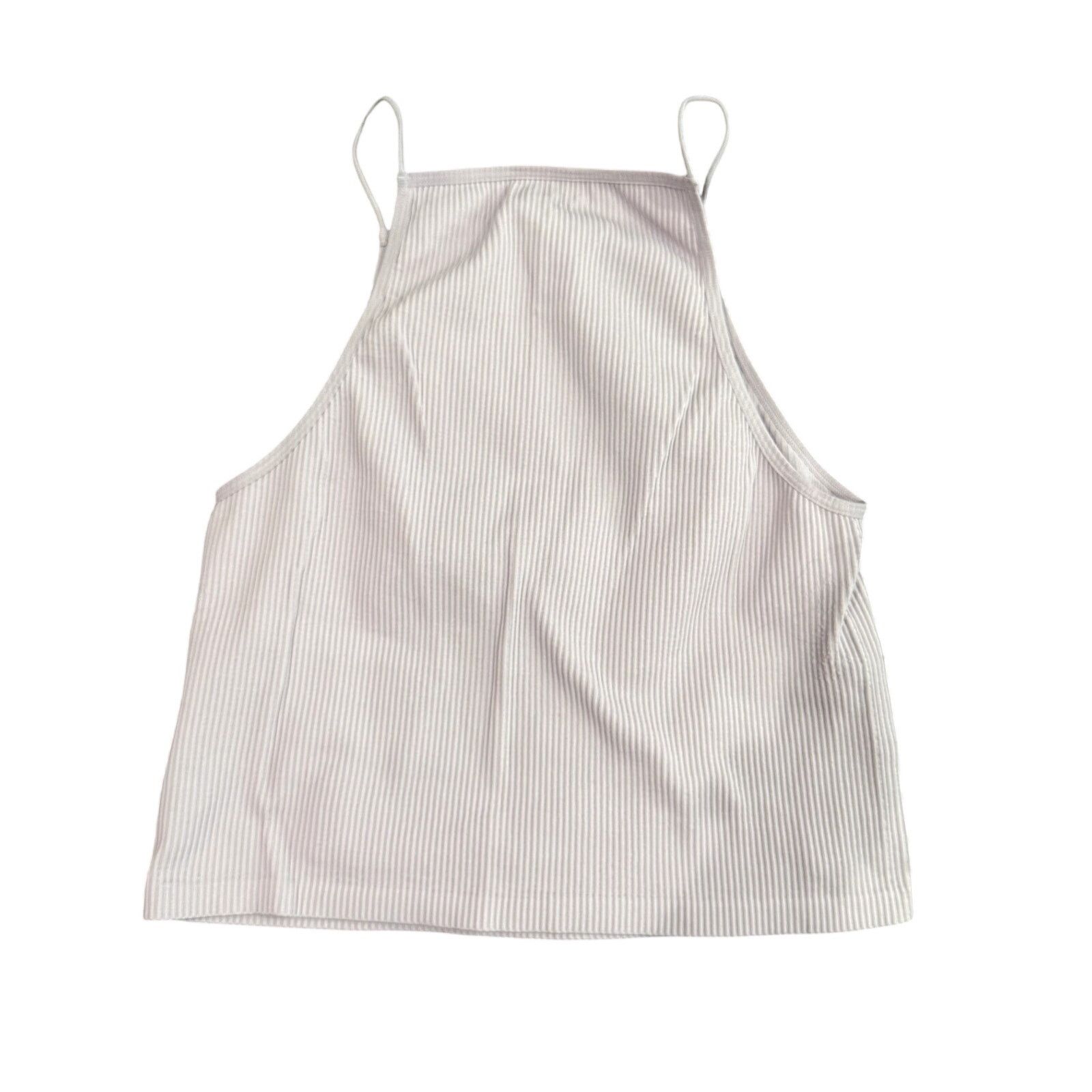 Aeropostale Aeropostale Seamless Ribbed Halter Crop Top Lilac, Size XL Size XL / US 12-14 / IT 48-50 - 2 Thumbnail