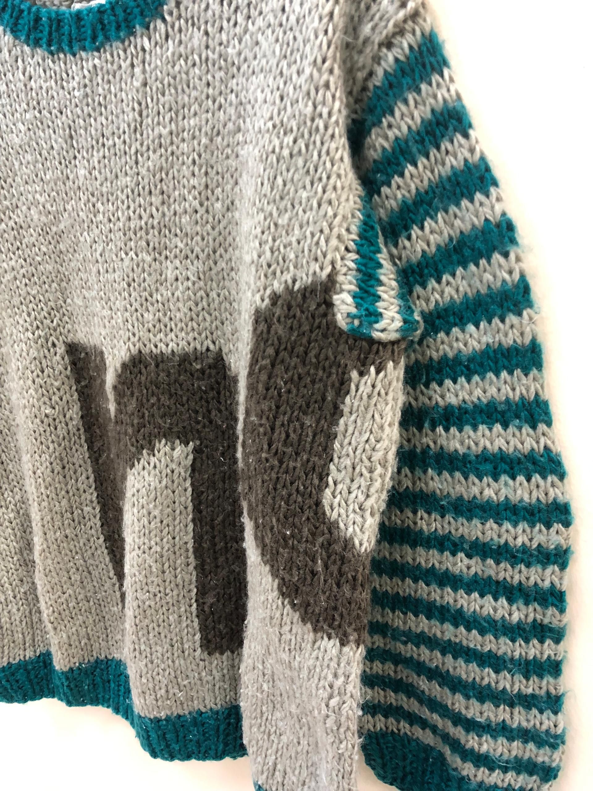 Handmade vintage 100 handknit MAISON de TRICOT 💯 acrylic material Size US L / EU 52-54 / 3 - 3 Thumbnail