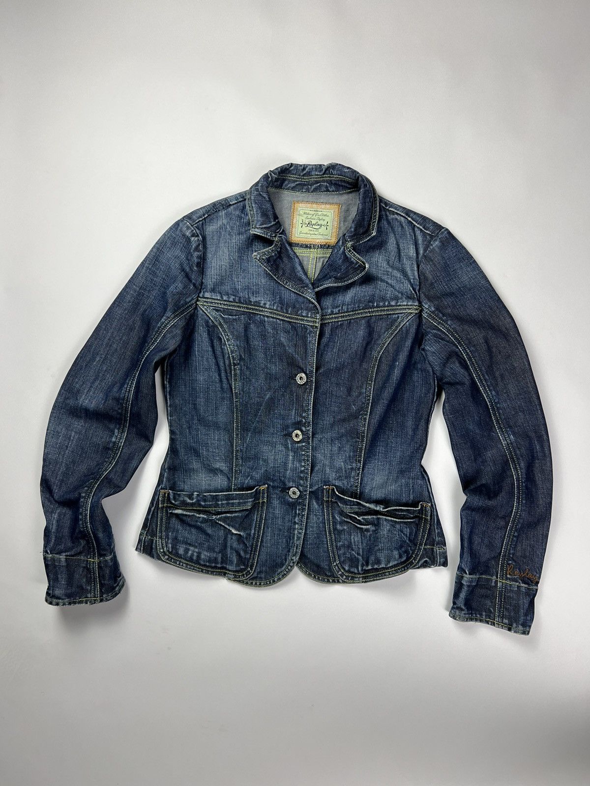 Replay Stylish Women's Replay Denim Jacket Size M / US 6-8 / IT 42-44 - 1 Thumbnail