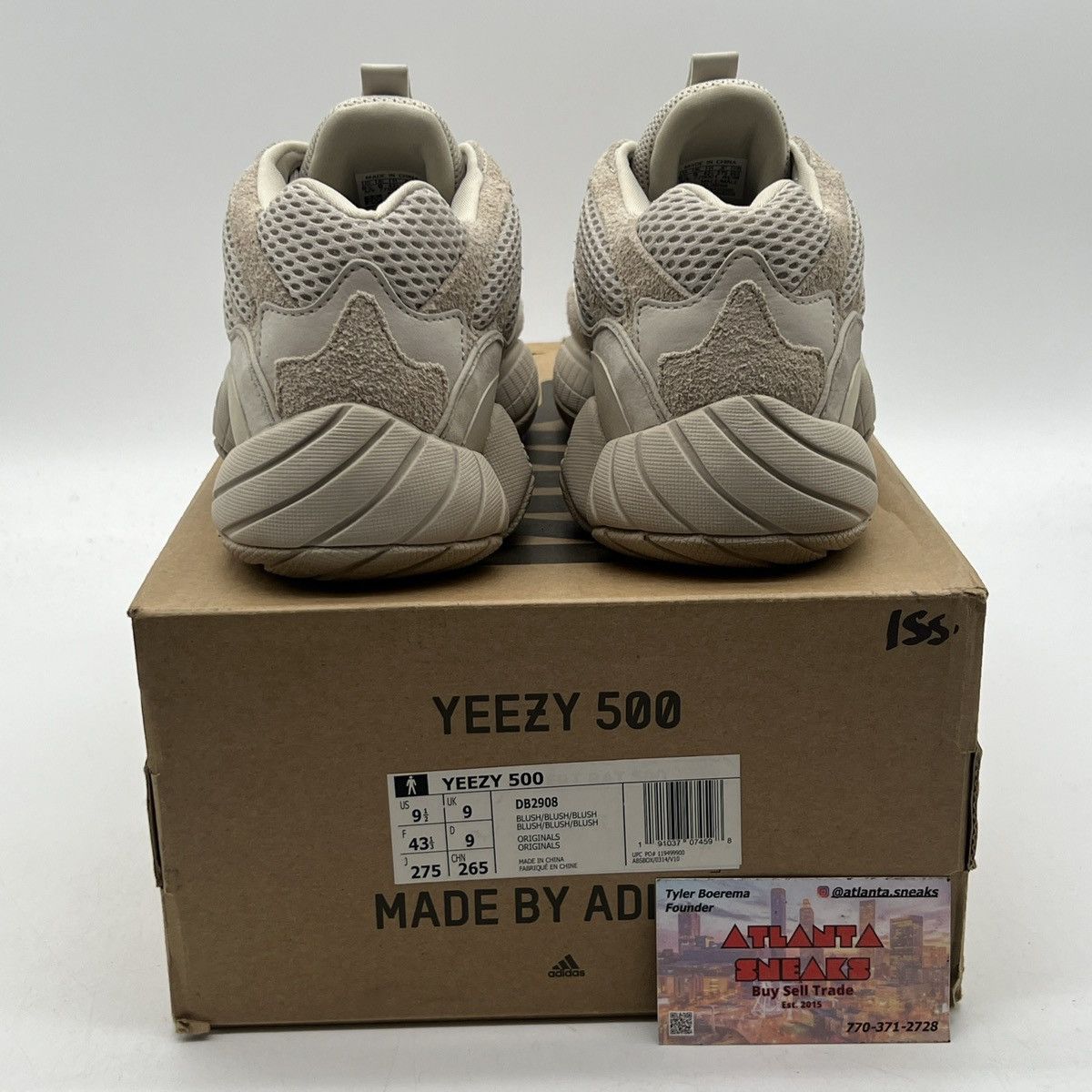 Adidas Yeezy 500 blush Size US 9.5 / EU 42-43 - 3 Thumbnail