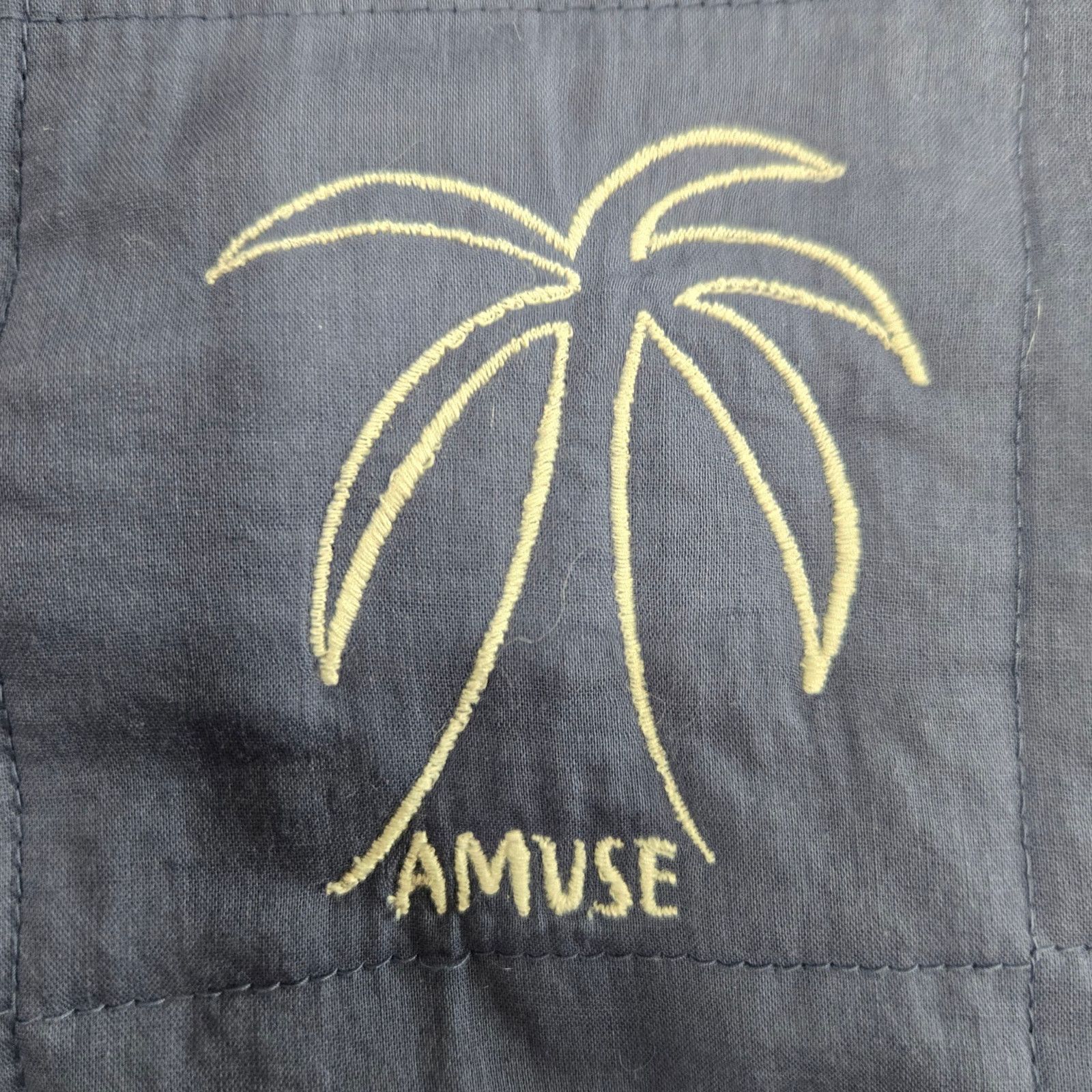 Other Amuse Society Blue Quilted Cotton Jacket Oversized Large/XL Size XL / US 12-14 / IT 48-50 - 4 Thumbnail