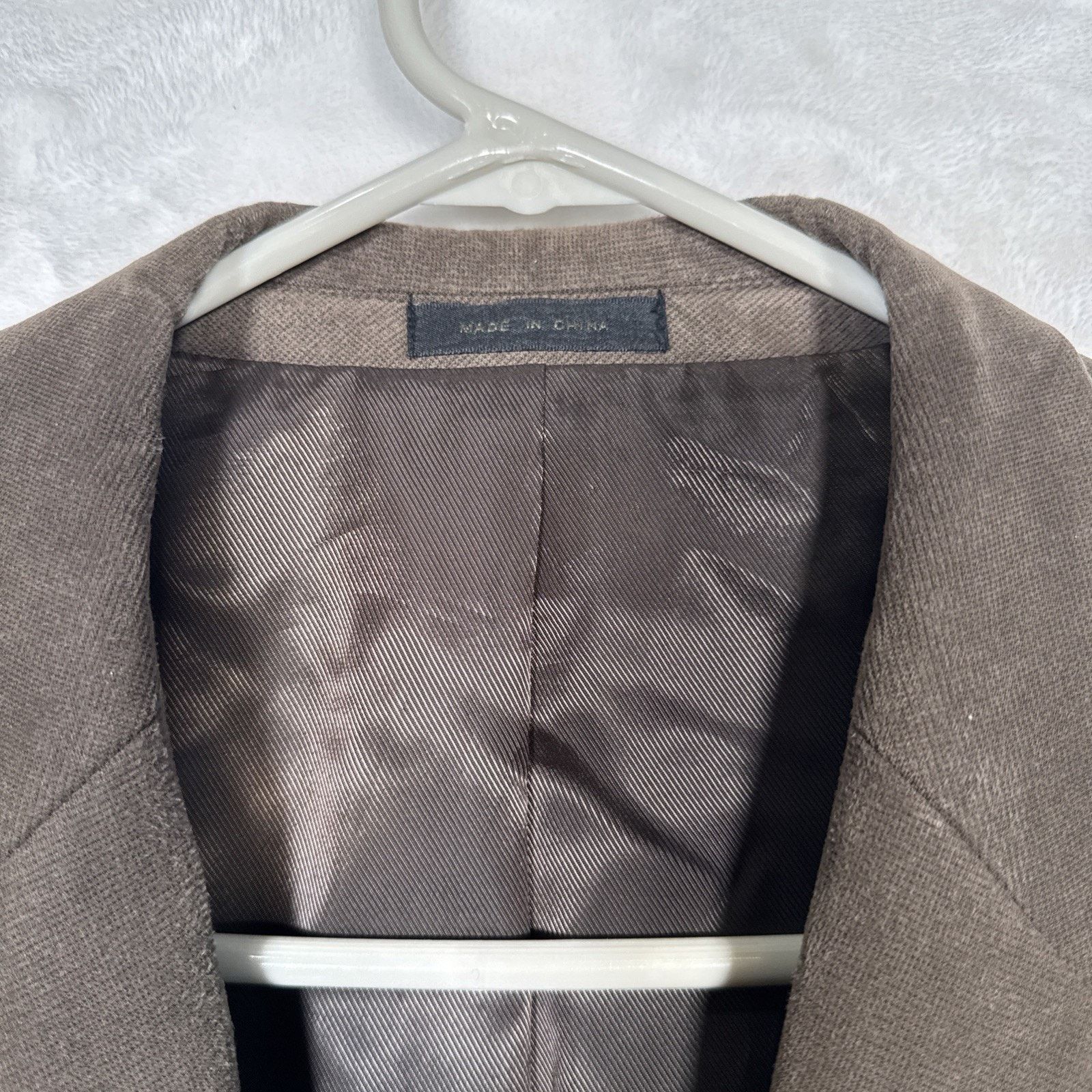 Andrew Fezza 42L - ANDREW FEZZA Lt Brown POLYESTER BLAZER SPORT Size 42L - 2 Thumbnail