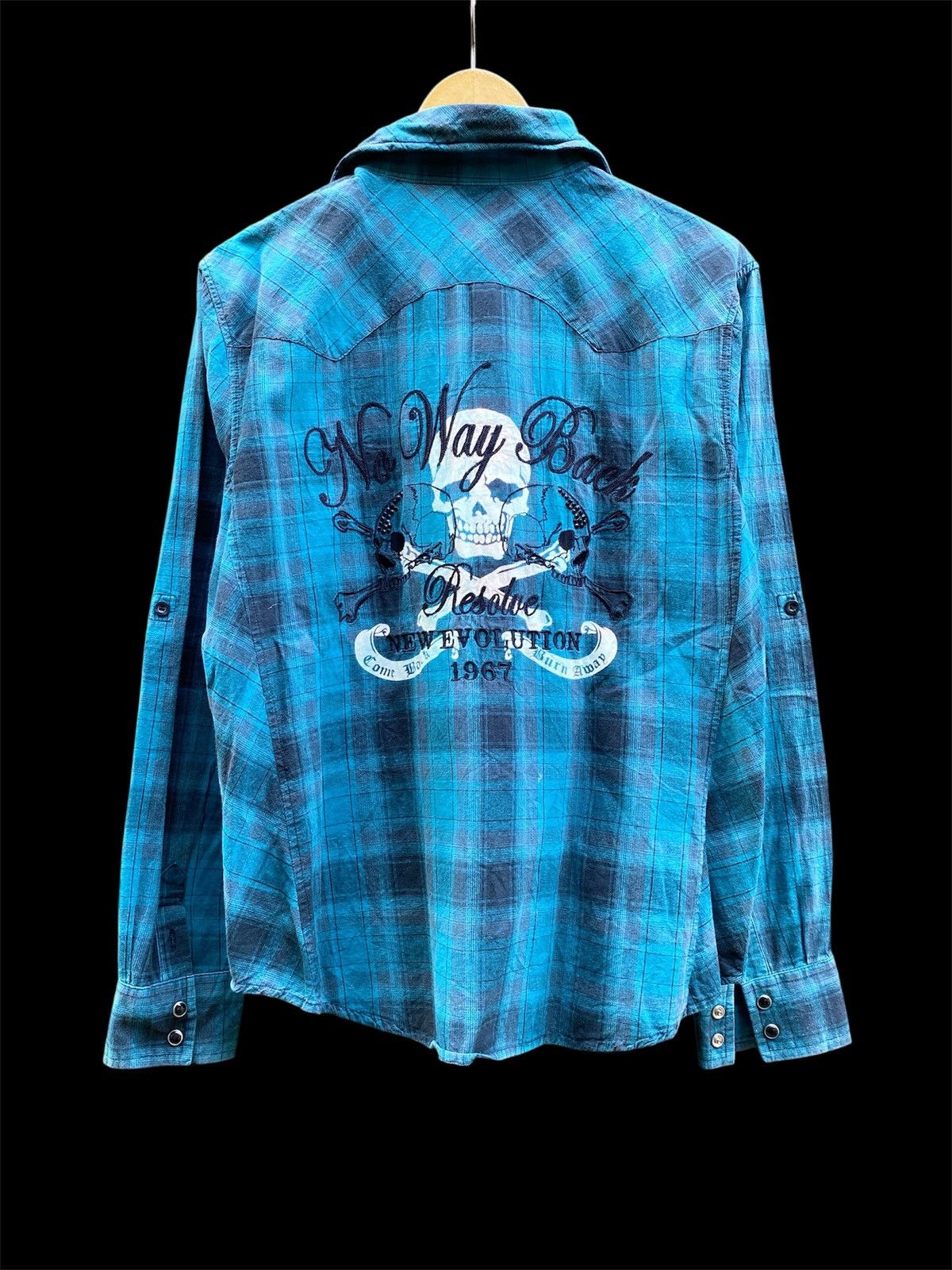 Tornado Mart Gothic vampire skull poem YYPH CDG Kmrii Lgb snap button Size US L / EU 52-54 / 3 - 2 Thumbnail
