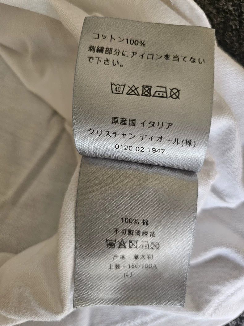 Dior Dior Men's Oversized White T-2505 Size US L / EU 52-54 / 3 - 6 Thumbnail